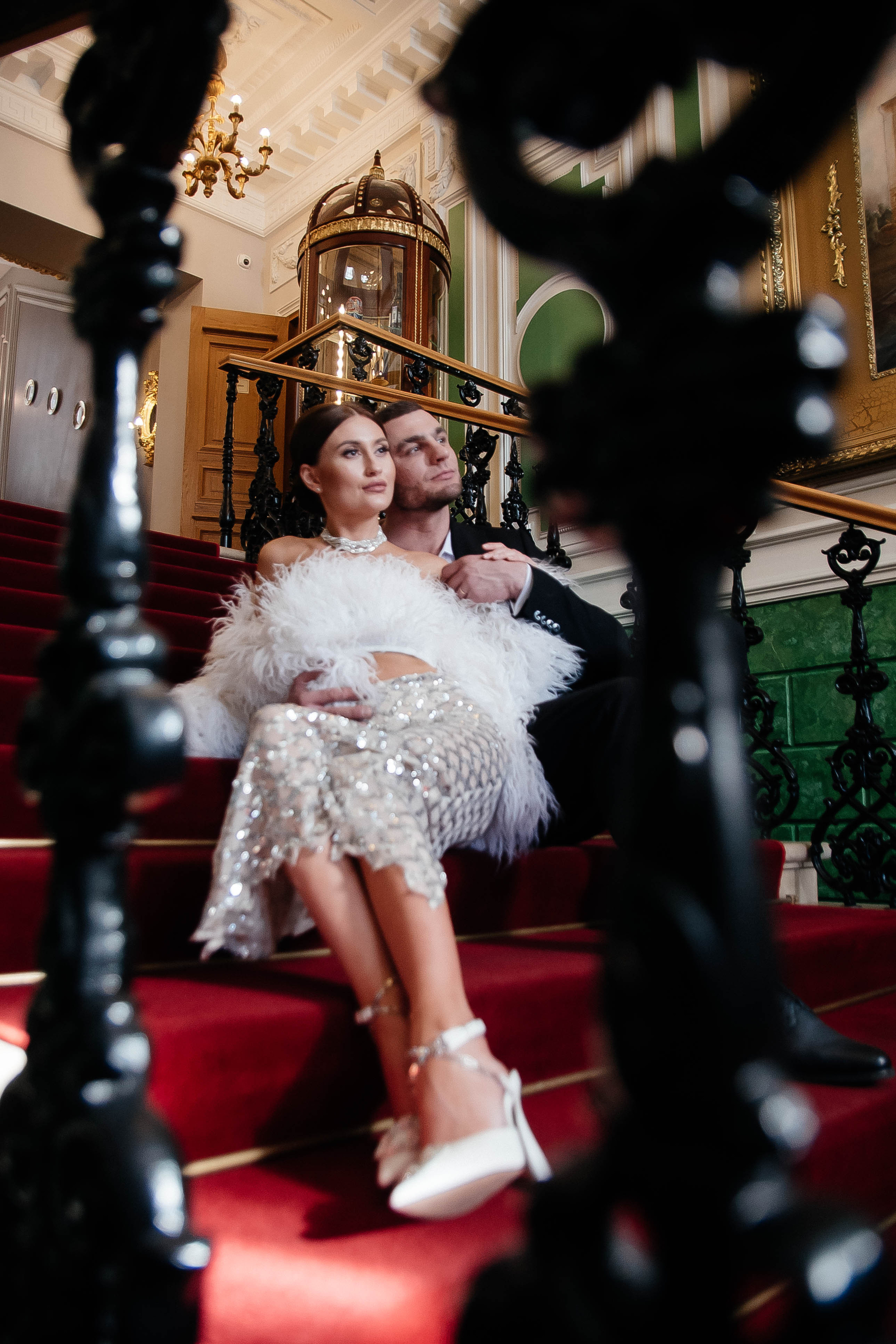 Свадебная фотосессия в отеле «Дворец Трезини», Санкт-Петербург — Дарья и Максим