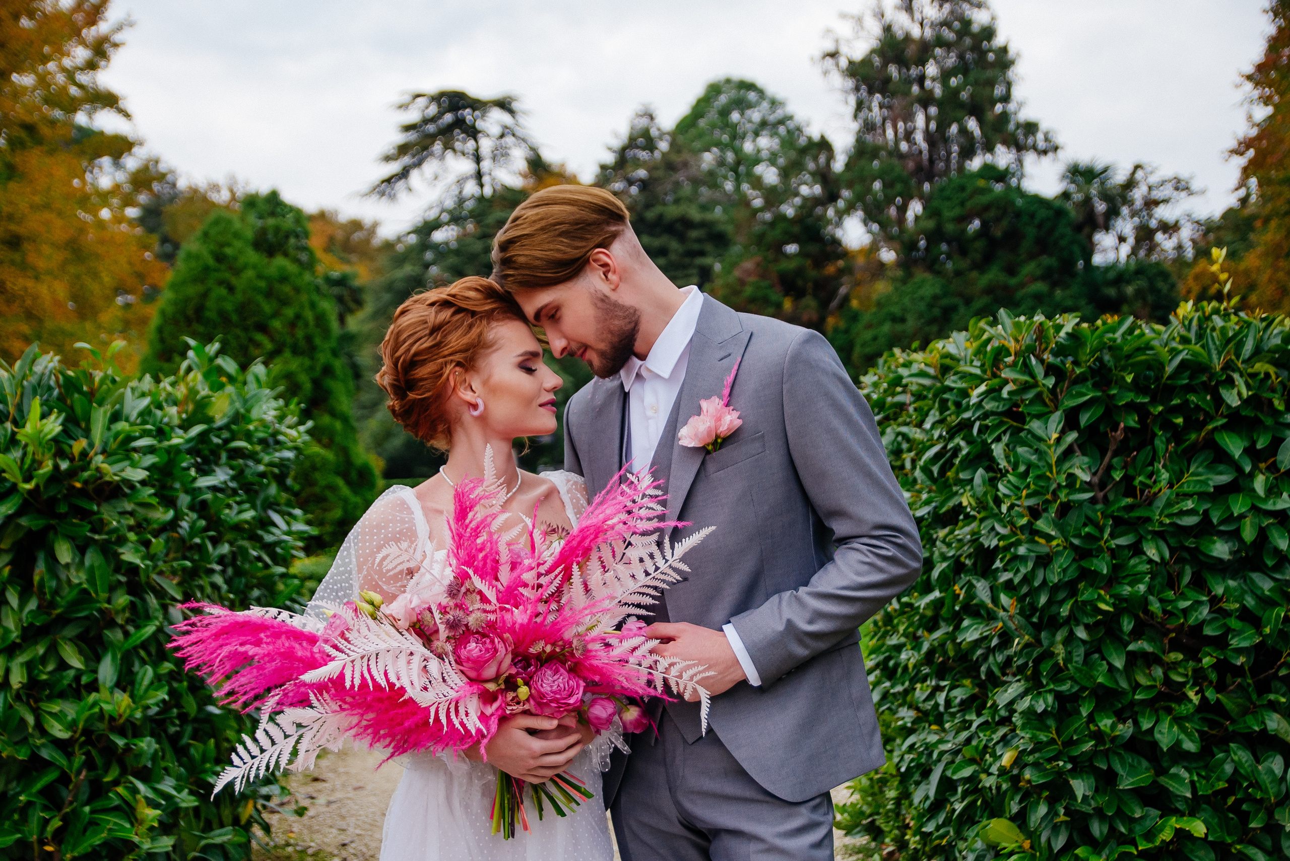 Свадебная фотосессия в парке Южные культуры, Сочи — Александр и Анастасия