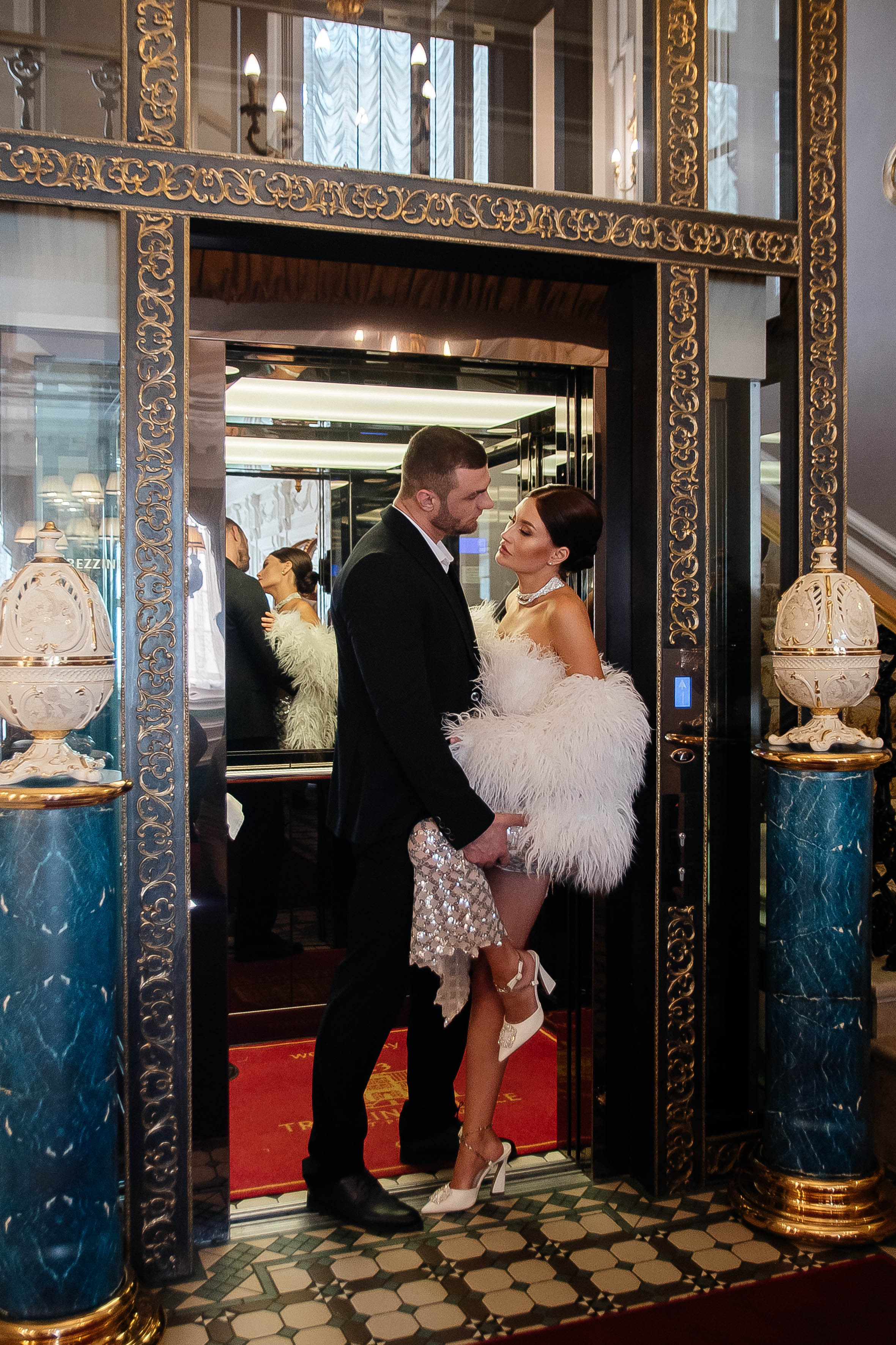 Свадебная фотосессия в отеле «Дворец Трезини», Санкт-Петербург — Дарья и Максим