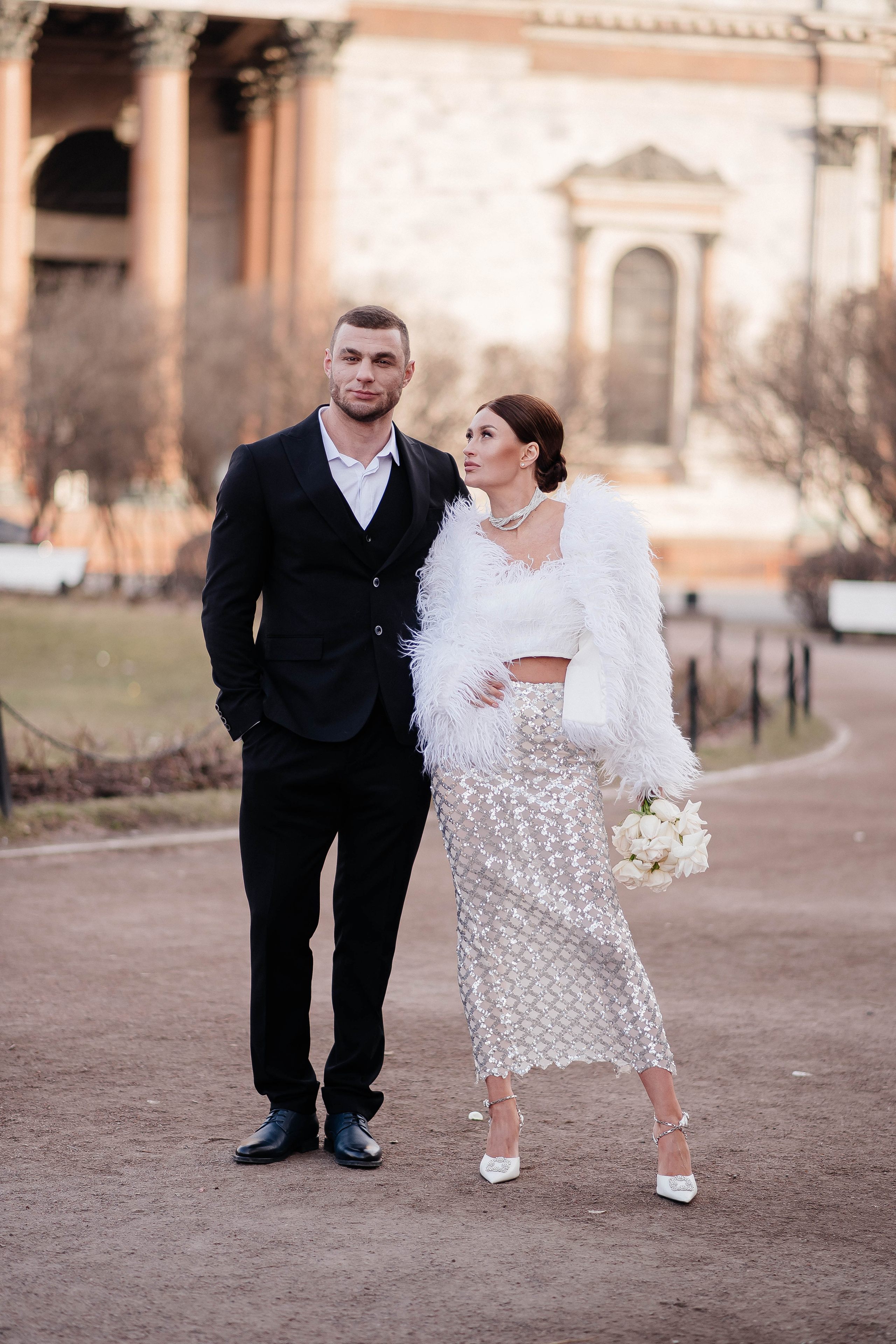 Свадебная фотосессия в отеле «Дворец Трезини», Санкт-Петербург — Дарья и Максим