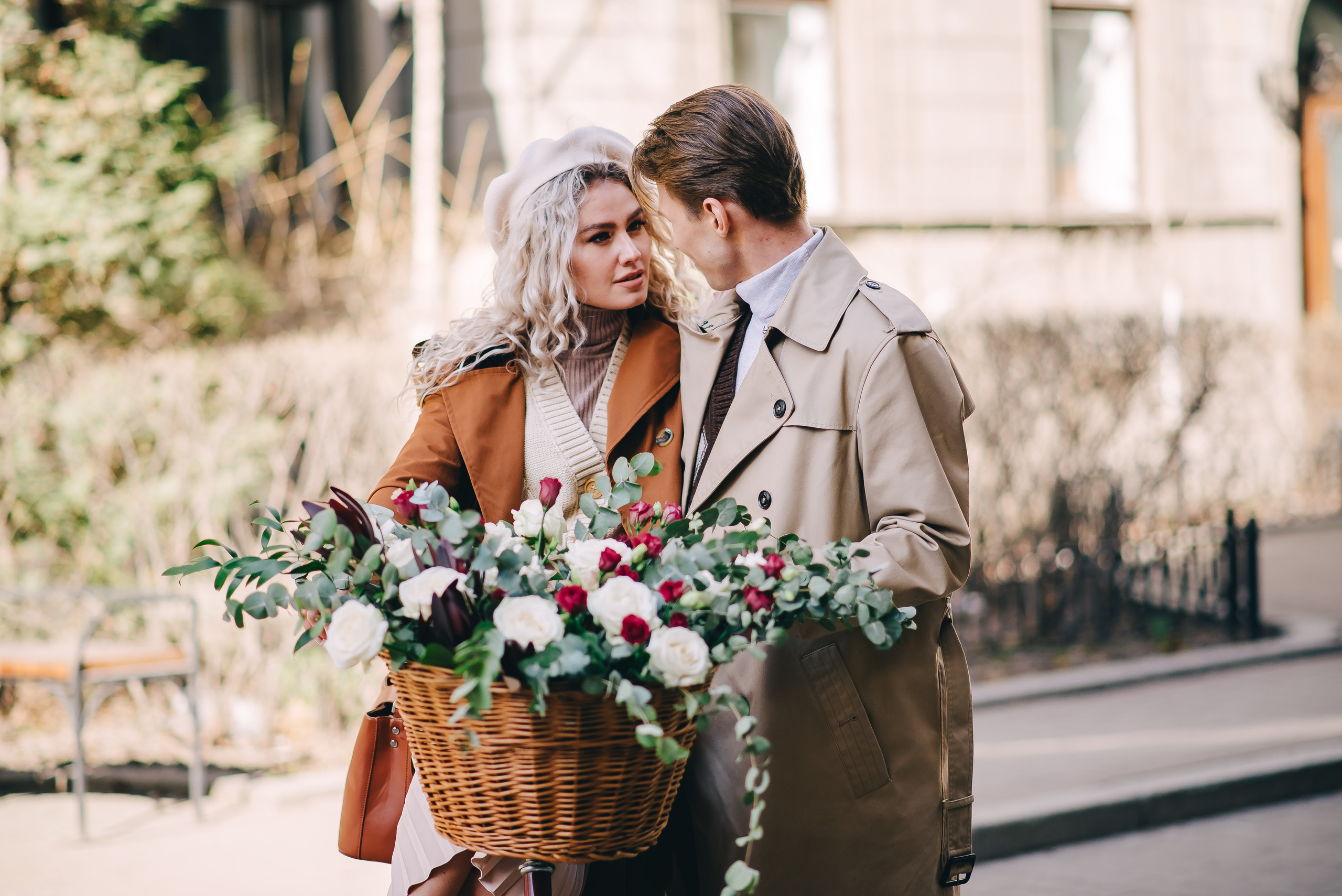 Фотосессия с велосипедом — Love story Анна и Василий