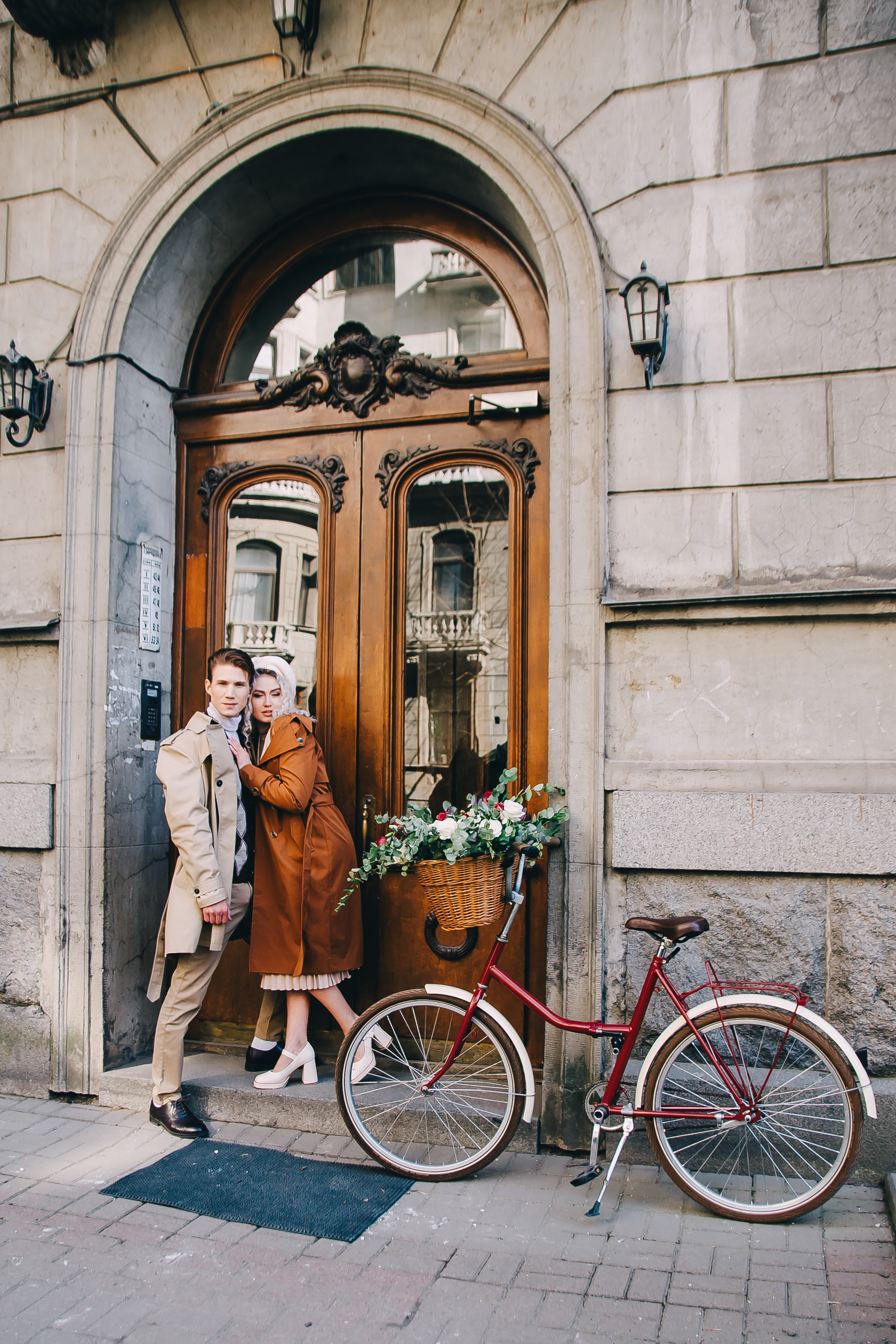 Фотосессия с велосипедом — Love story Анна и Василий