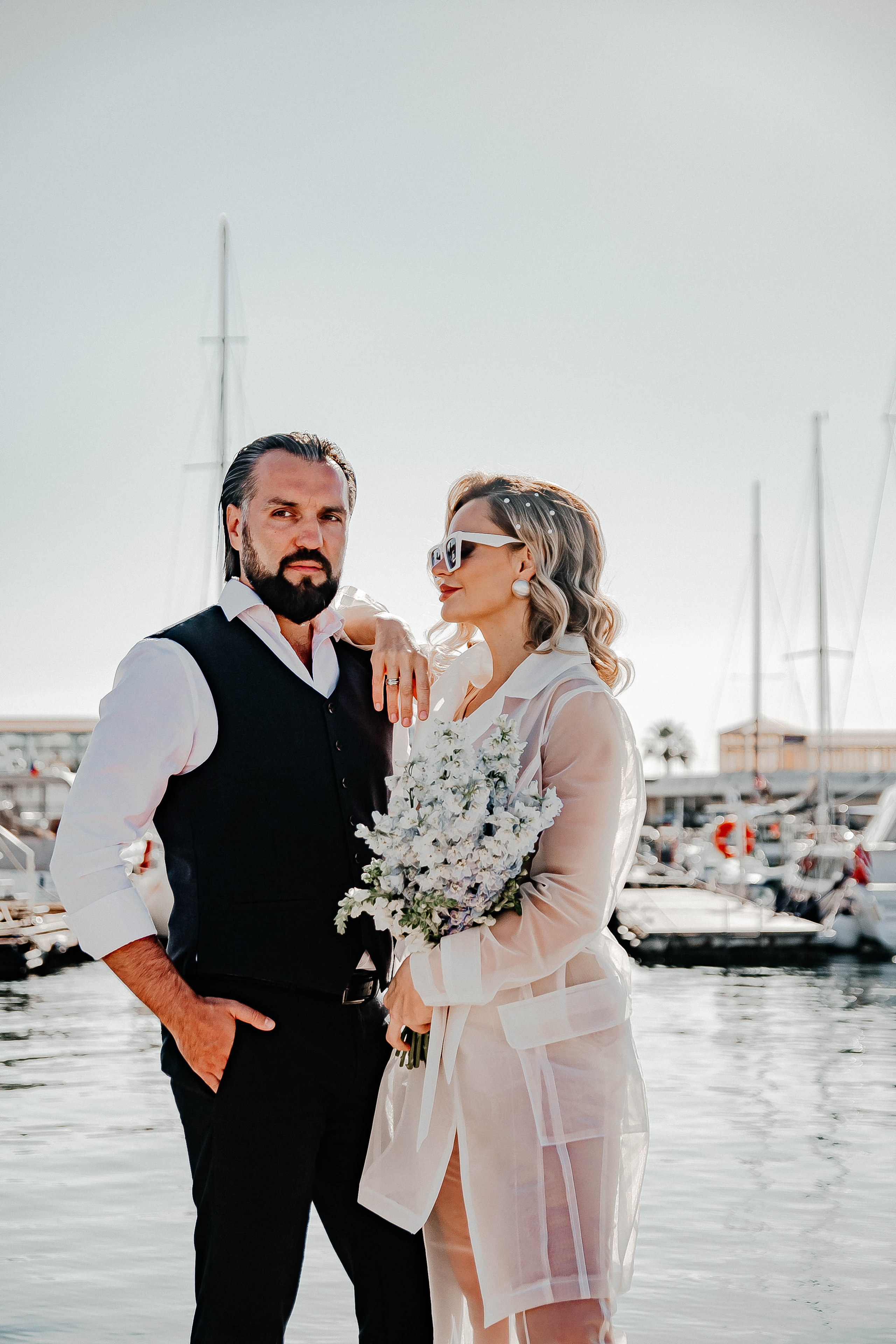 Свадебная фотосессия на яхте — Татьяна и Иван