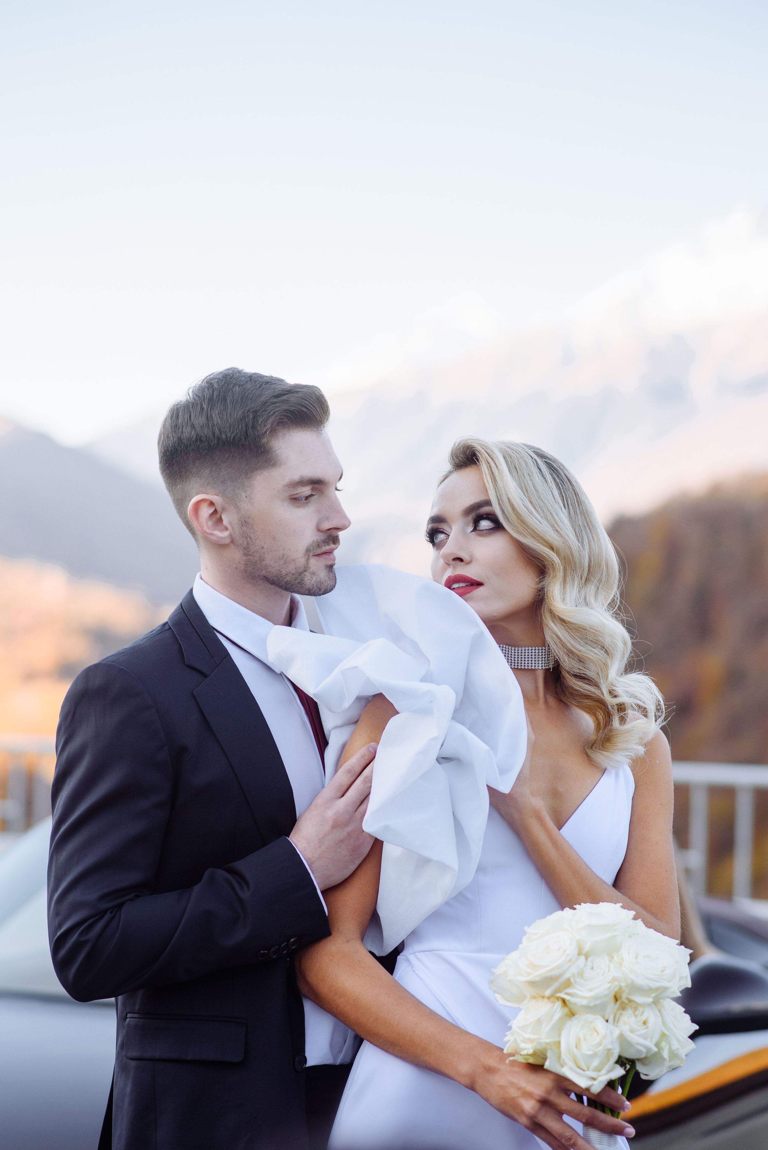 свадебное позирование 