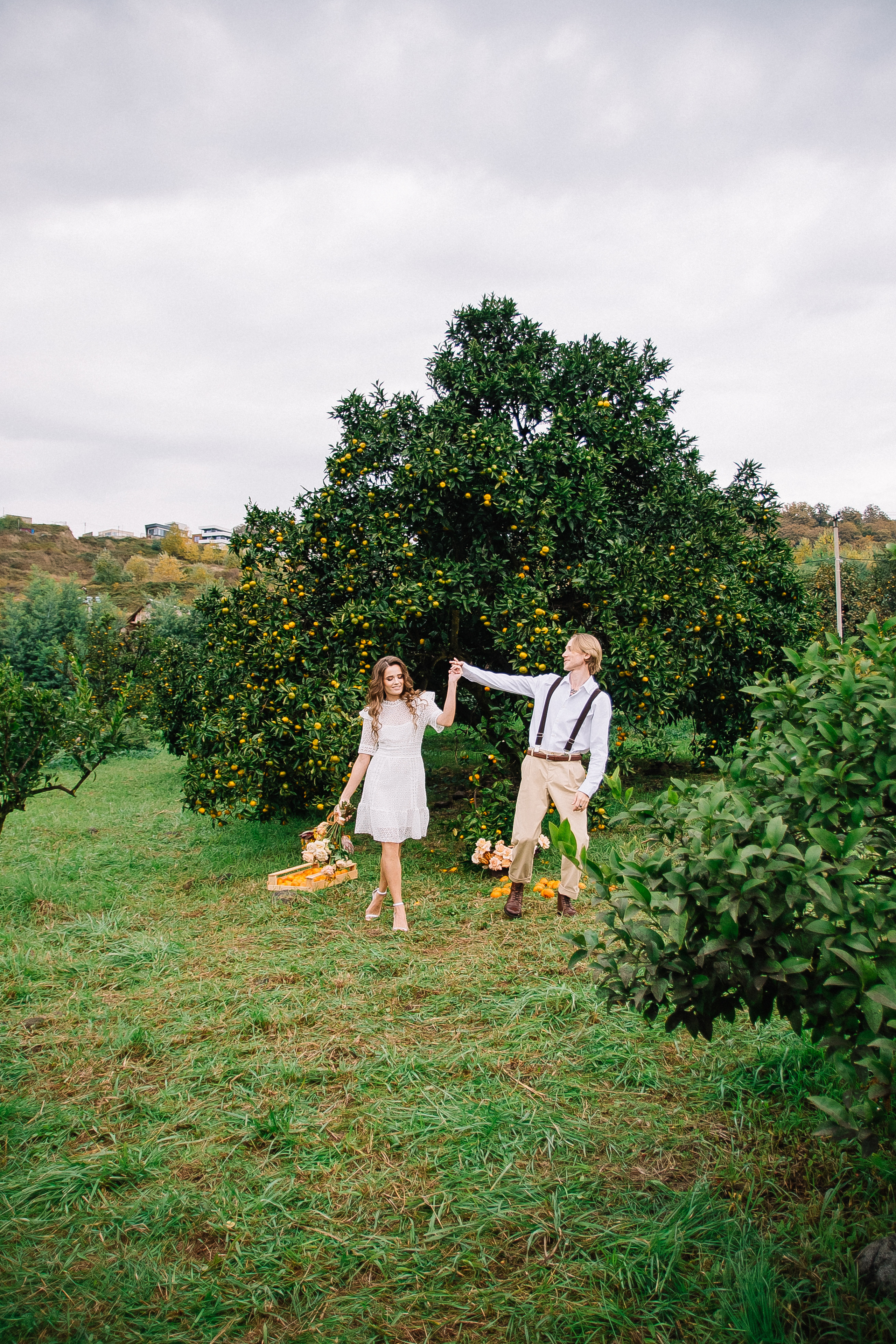 Свадебная фотосессия в мандариновой роще — Павел и Мария