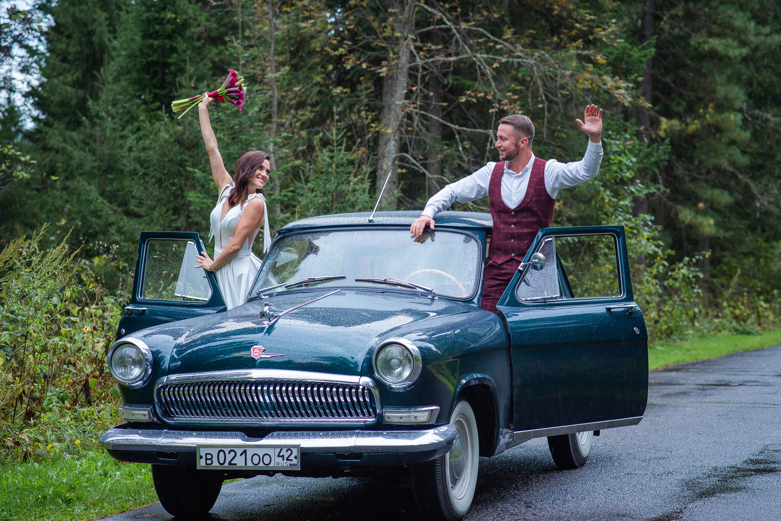 Свадьба с нотками ретро — Мария и Михаил