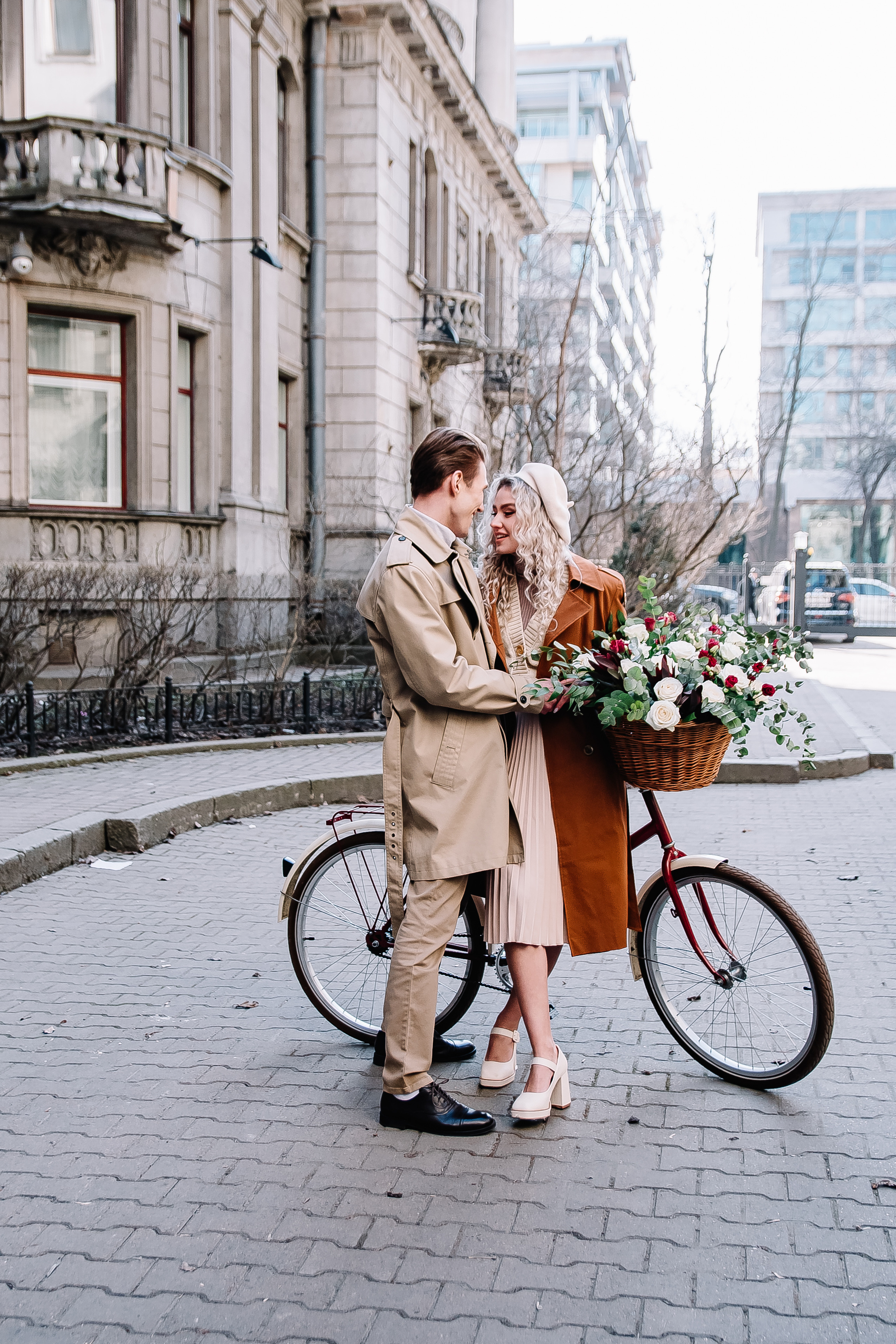 Фотосессия с велосипедом — Love story Анна и Василий