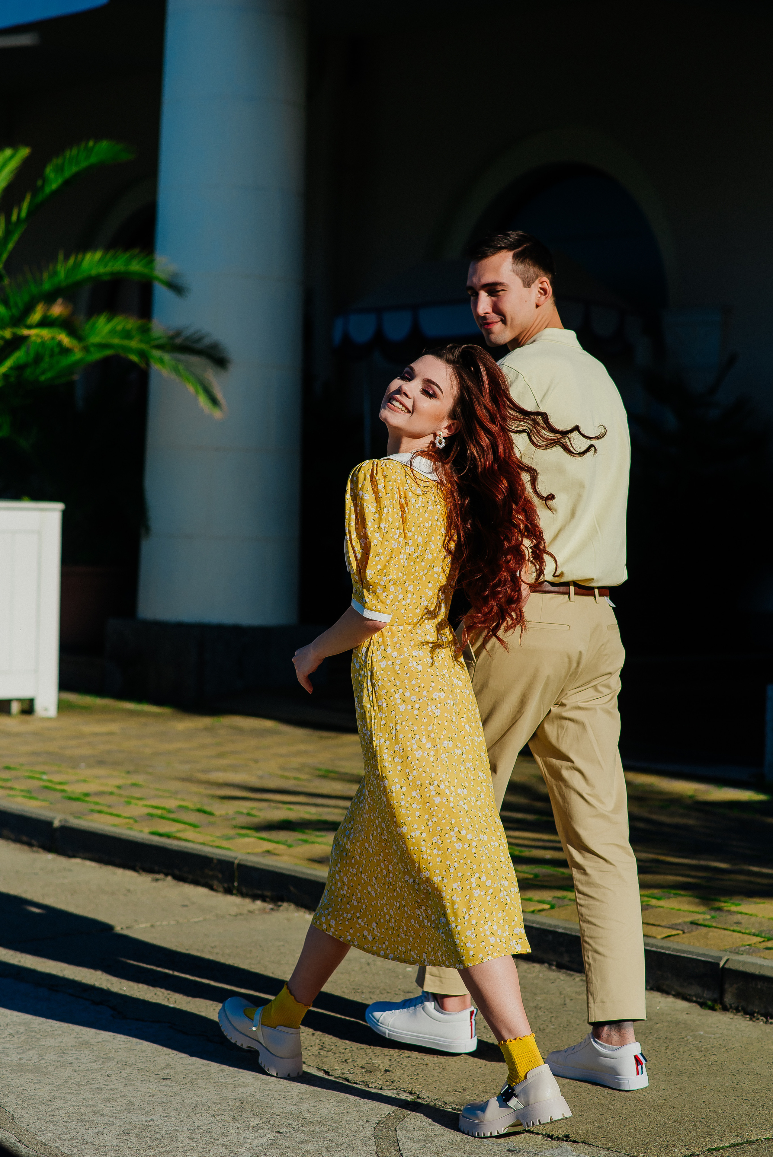 Love story фотосессия. Морской порт Сочи. Дарья и Юрий