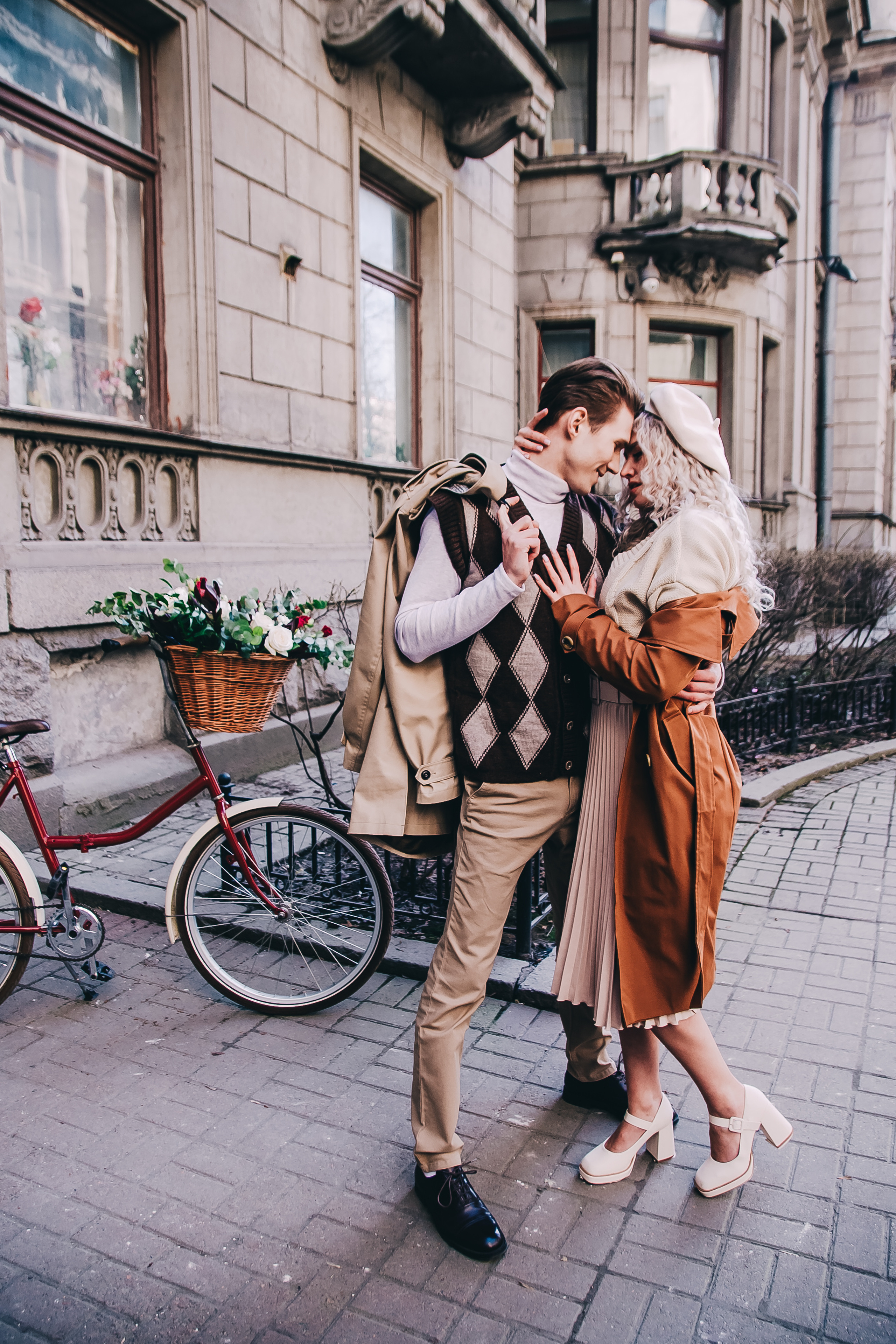 Фотосессия с велосипедом — Love story Анна и Василий