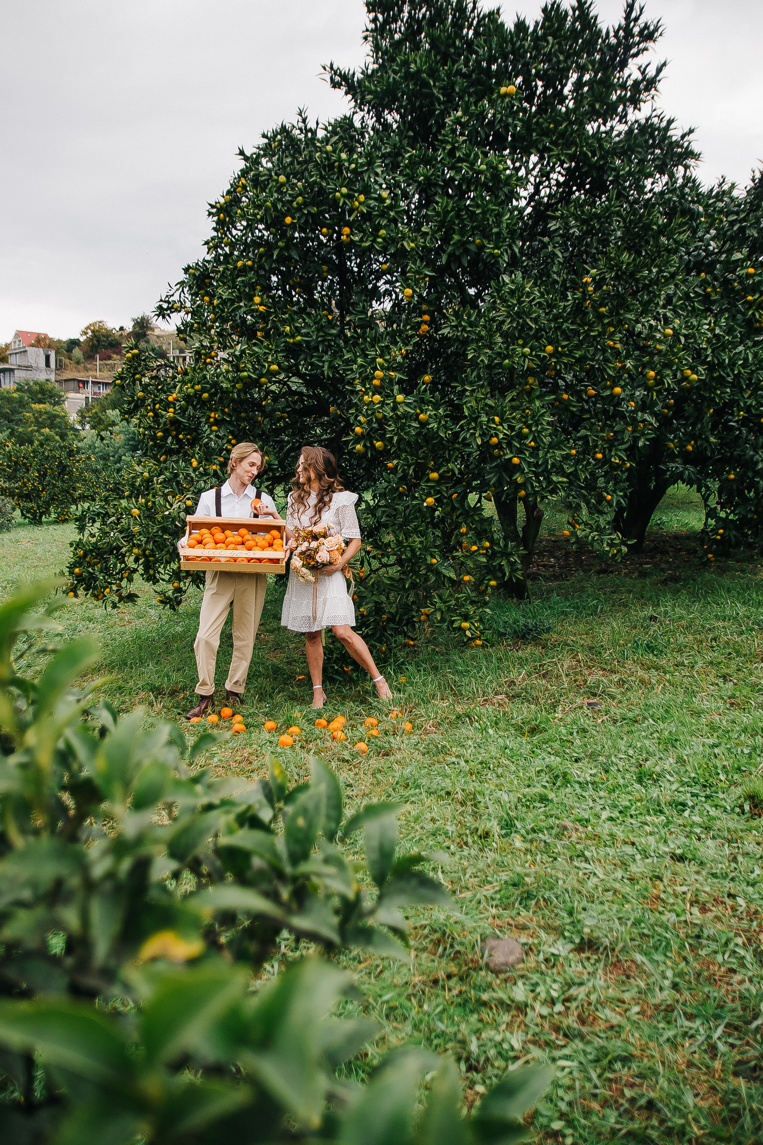 Свадебная фотосессия в мандариновой роще — Павел и Мария