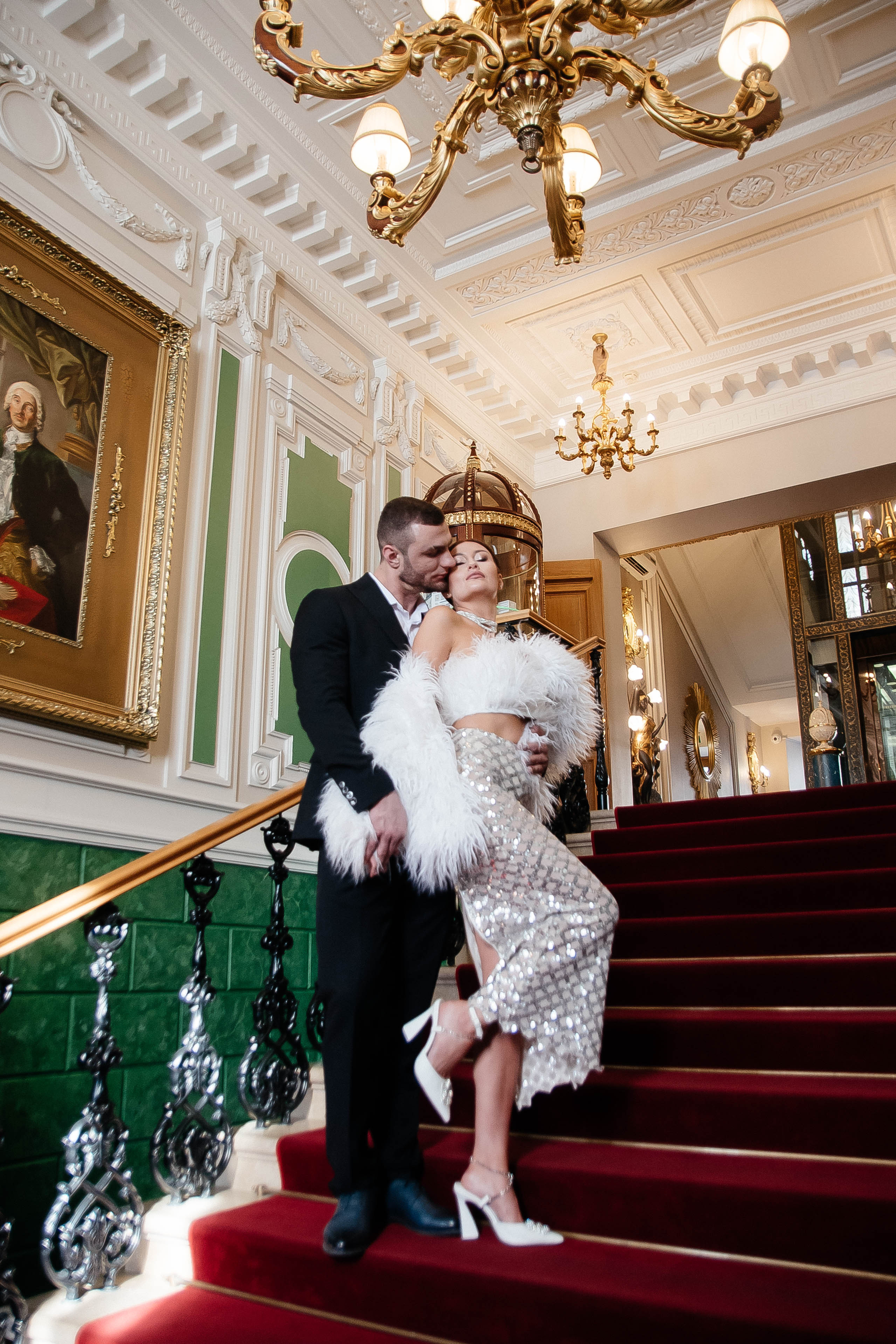 Свадебная фотосессия в отеле «Дворец Трезини», Санкт-Петербург — Дарья и Максим