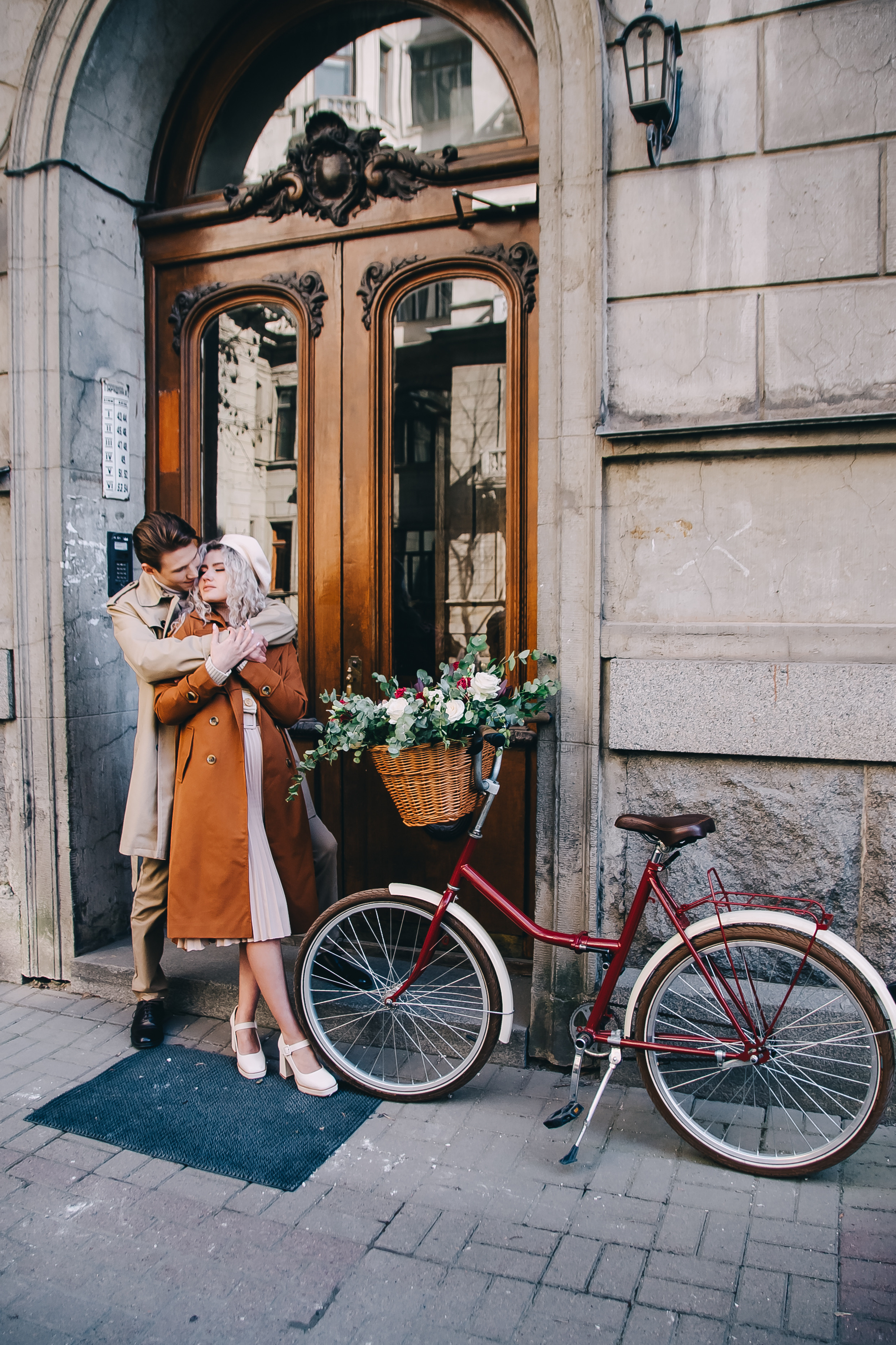 Фотосессия с велосипедом — Love story Анна и Василий