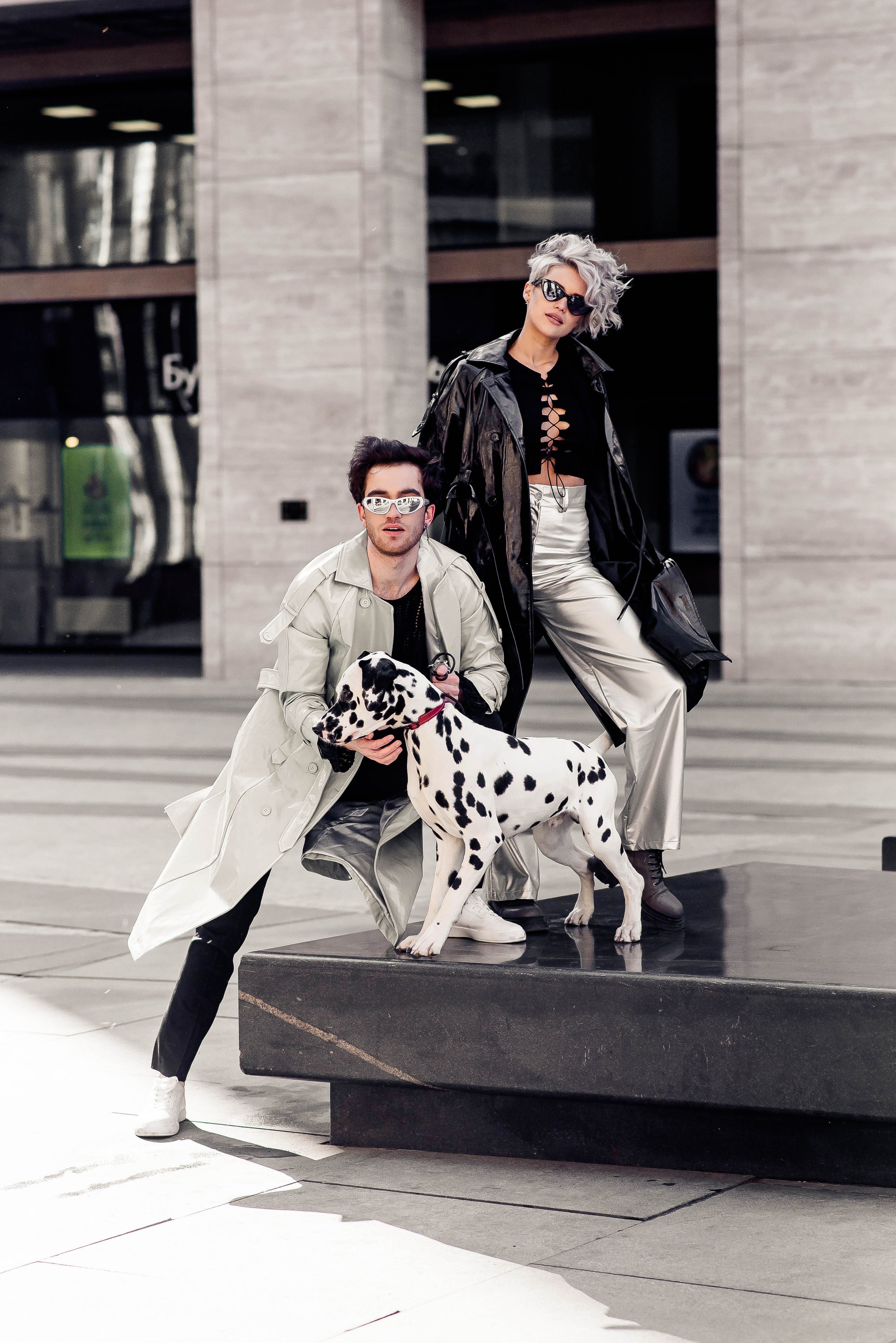 Love story фотосессия с далматинцами — Ирина и Дмитрий