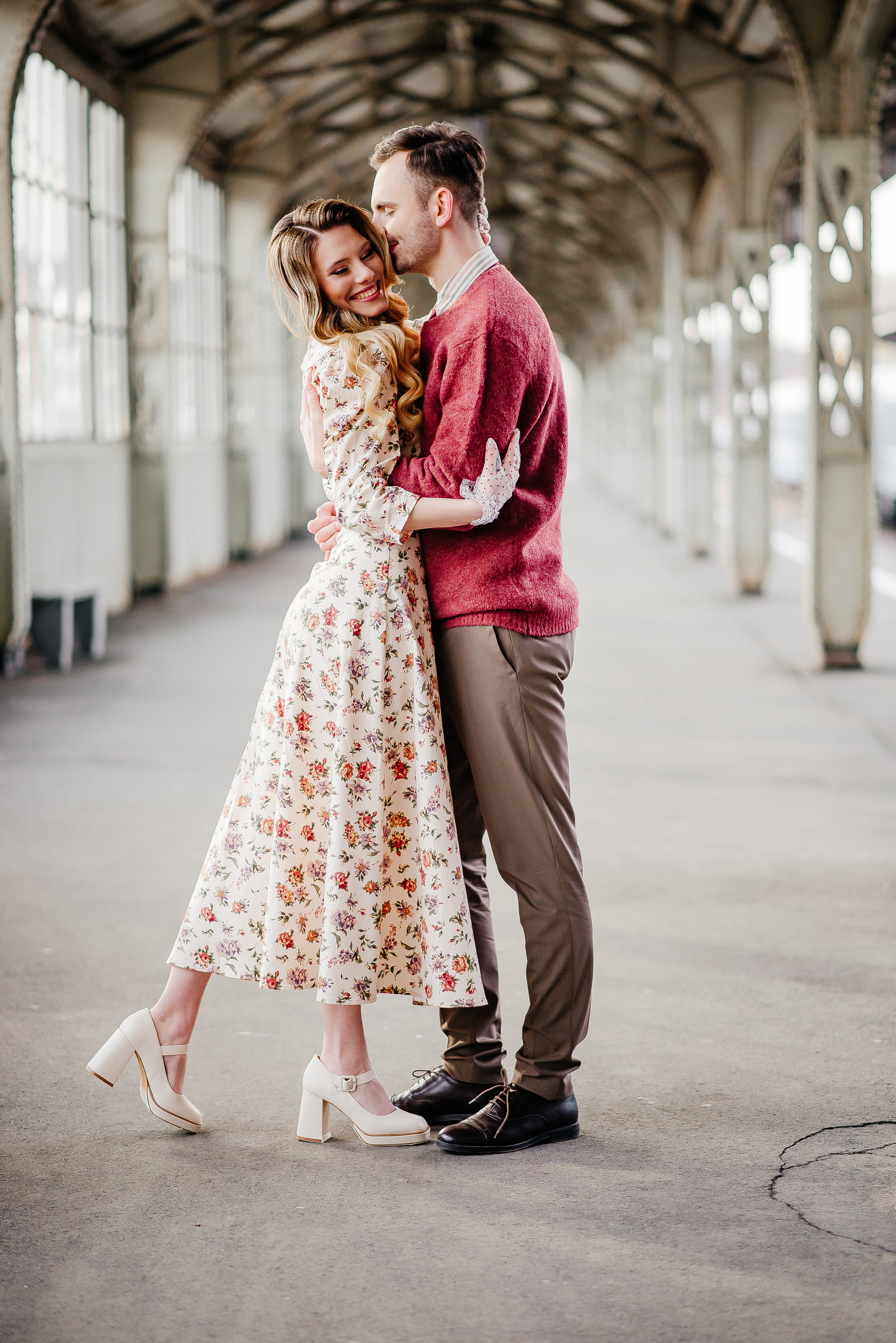 Фотосессия на Витебском вокзале — Love story Анастасия и Максим