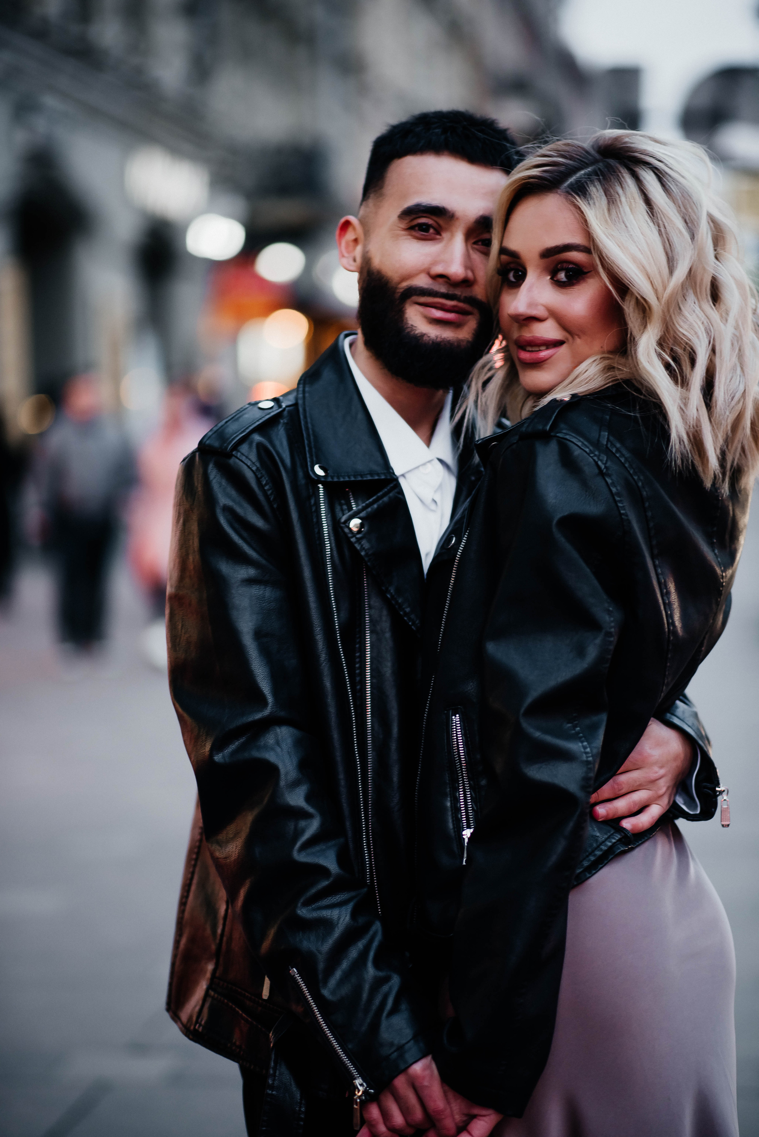 Прогулка Love story по ночному городу — фотосессия Виктория и Фрэнк