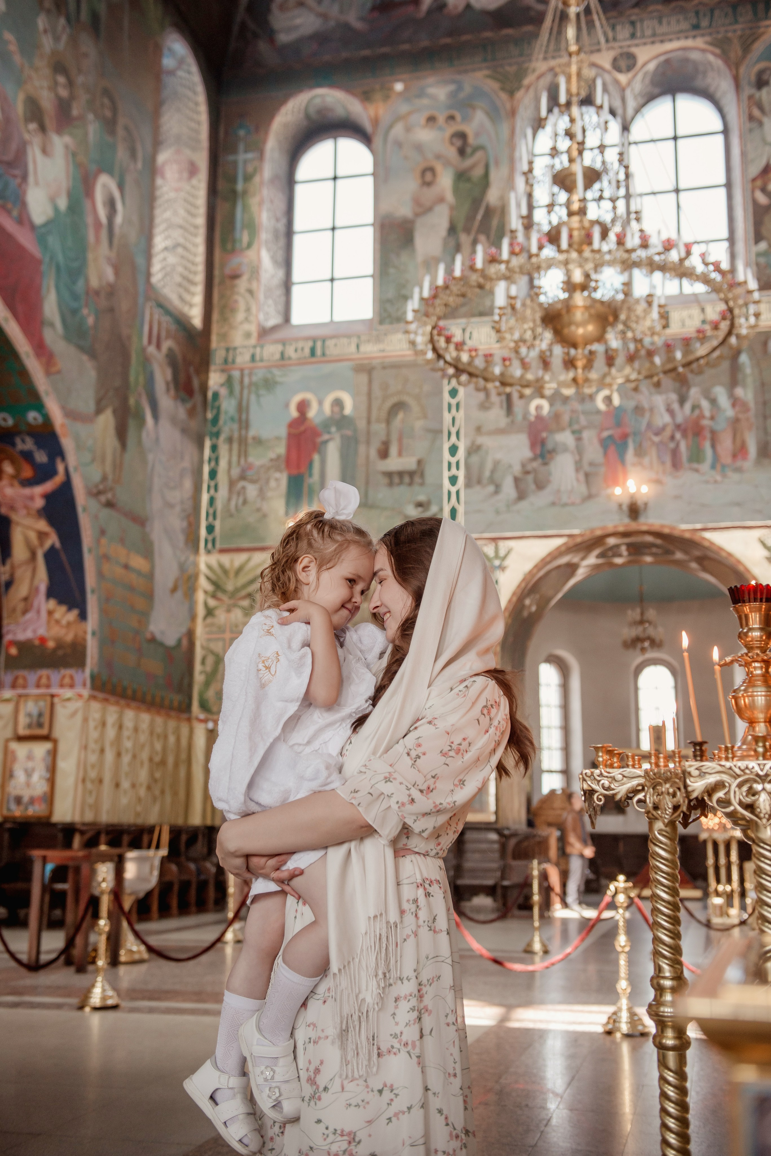 Таинство Крещения Олеси, Покровский Кафедральный Собор, г. Шахты