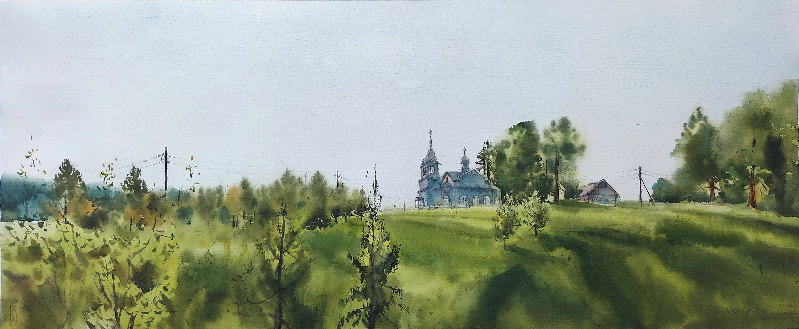 с. Петухово | Июнь 2026 | 75 x 31 см