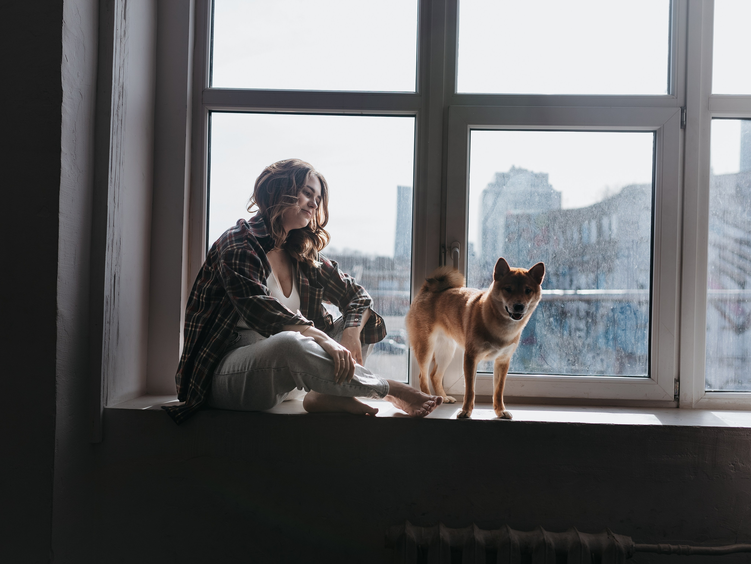 Мика и Настя. Фотограф-анималист в Москве Кириллова Татьяна