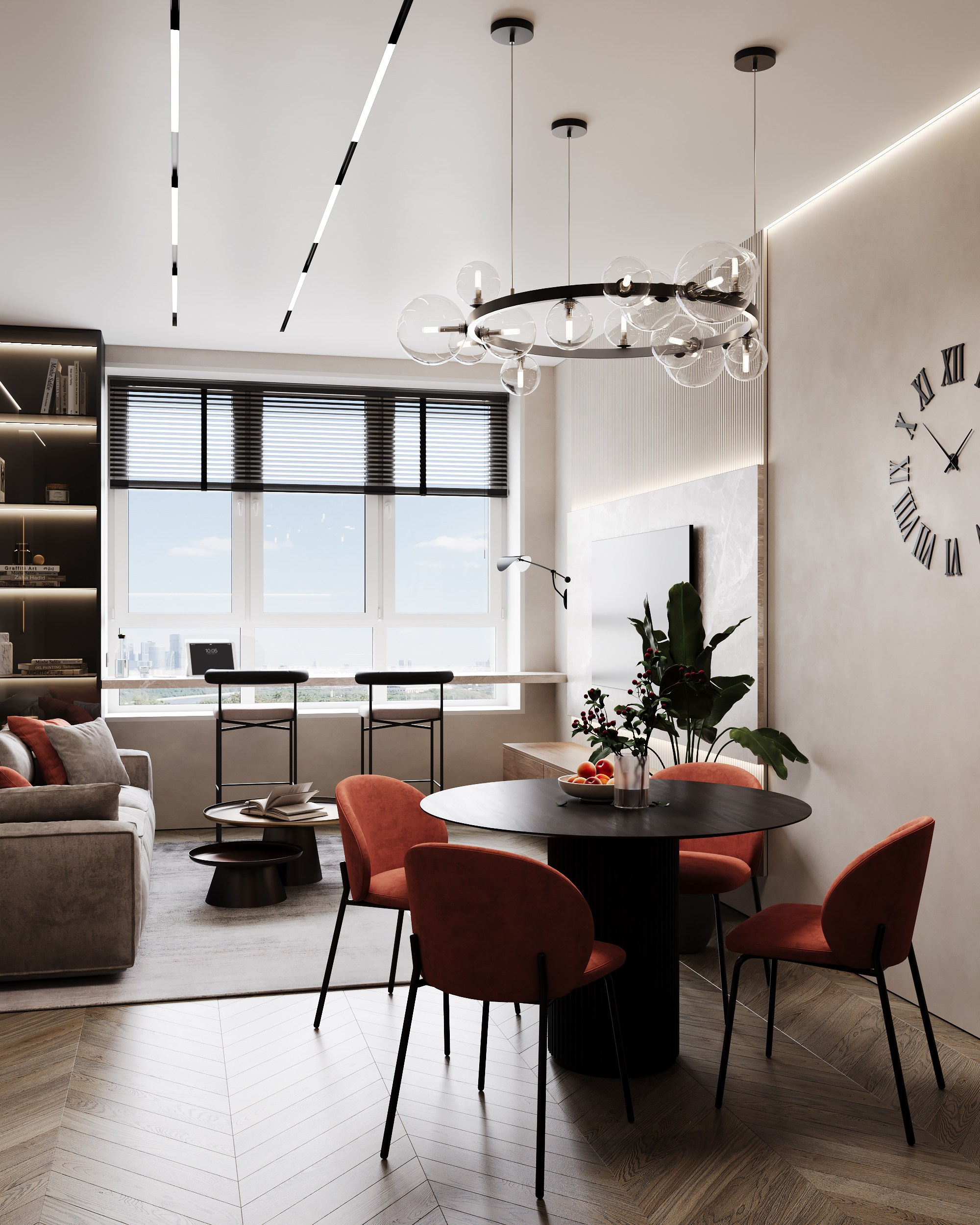 Проект ЖК Западный порт. Artstudio17 Дизайн-студия Ирины Чабан в Москве