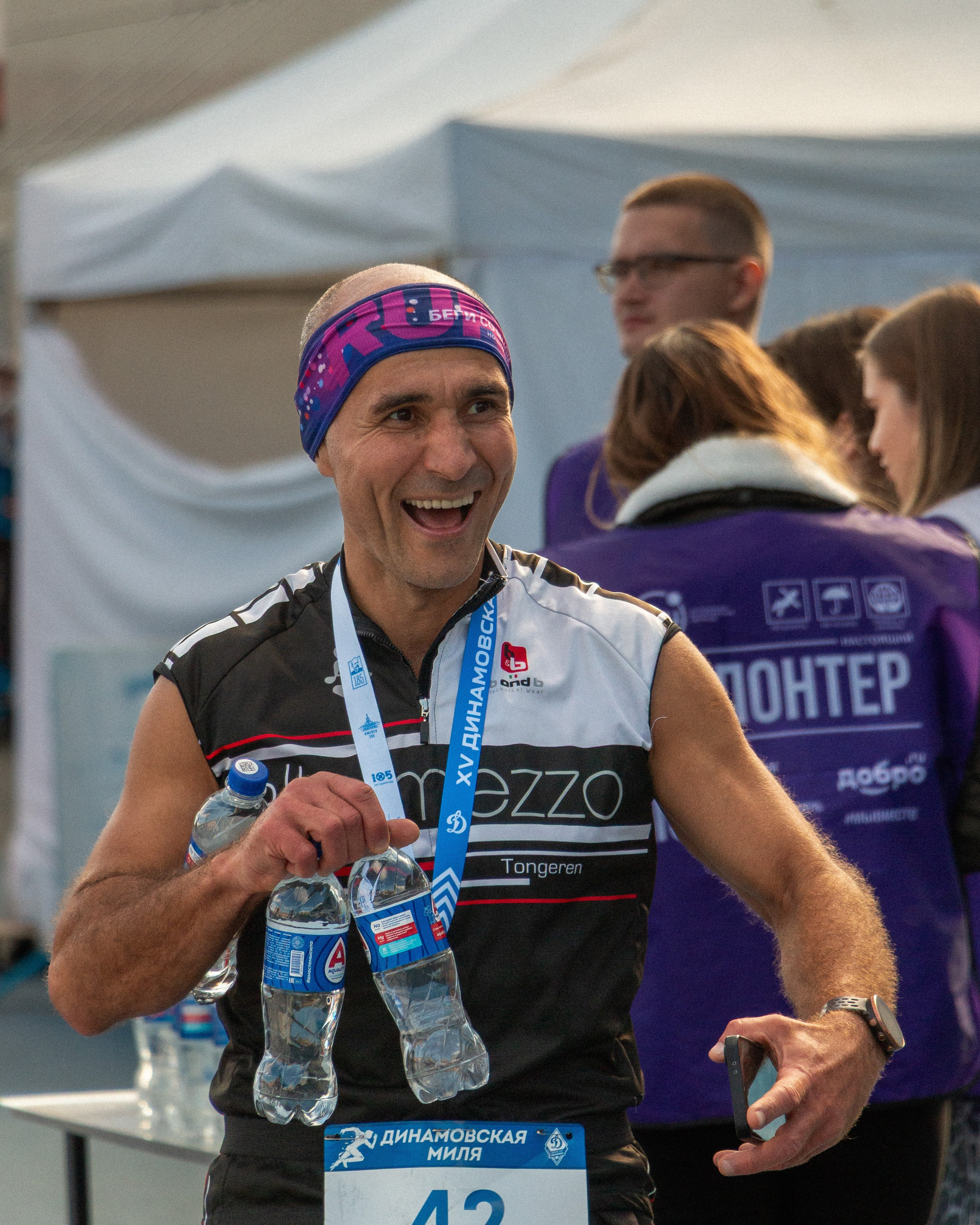 Динамовская миля 2025. Олег Романов. Мастер фото по спорту