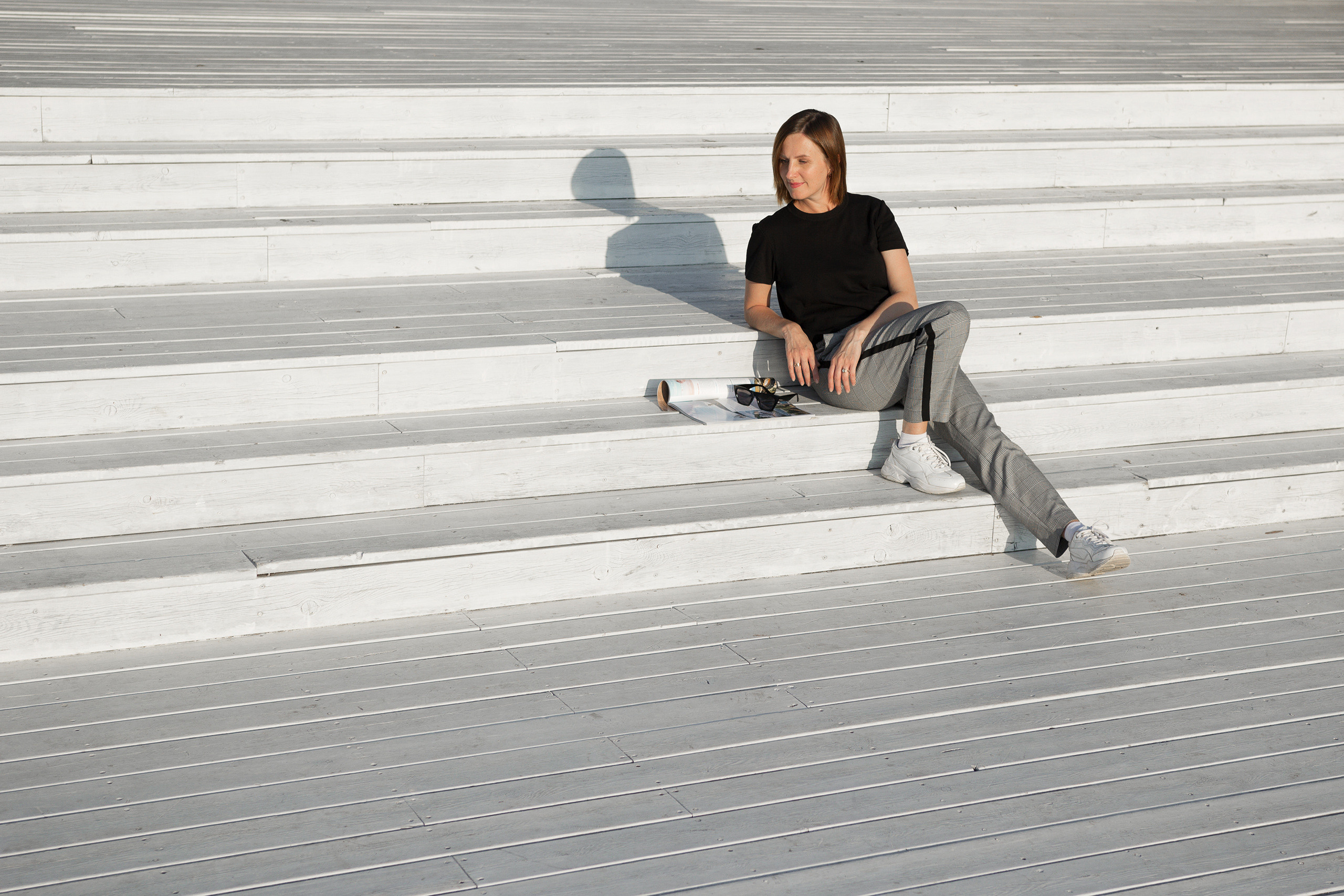 Контент фотосессия девушка в городе. Портретный фотограф в Москве Ольга Акушко