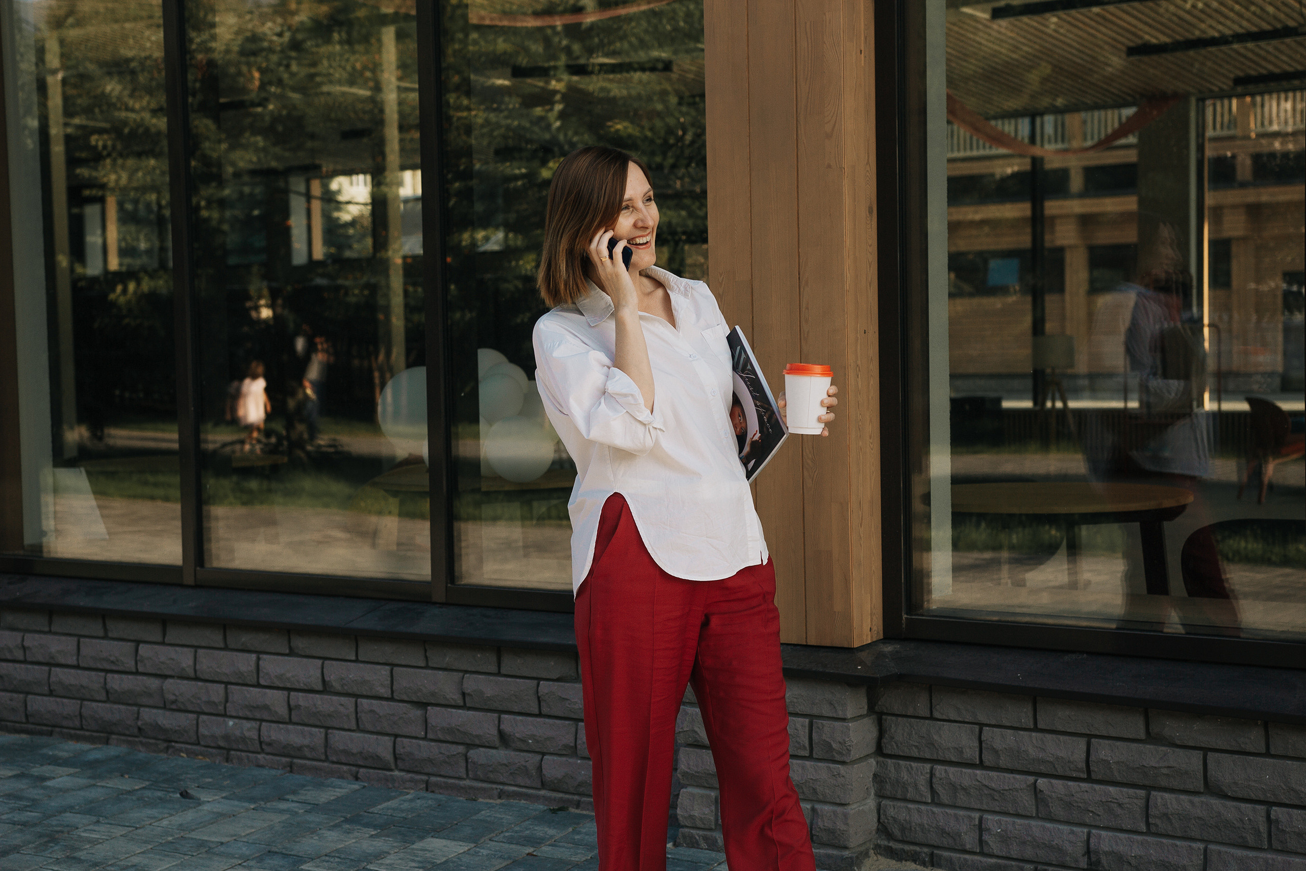 Контент фотосессия девушка в городе. Портретный фотограф в Москве Ольга Акушко