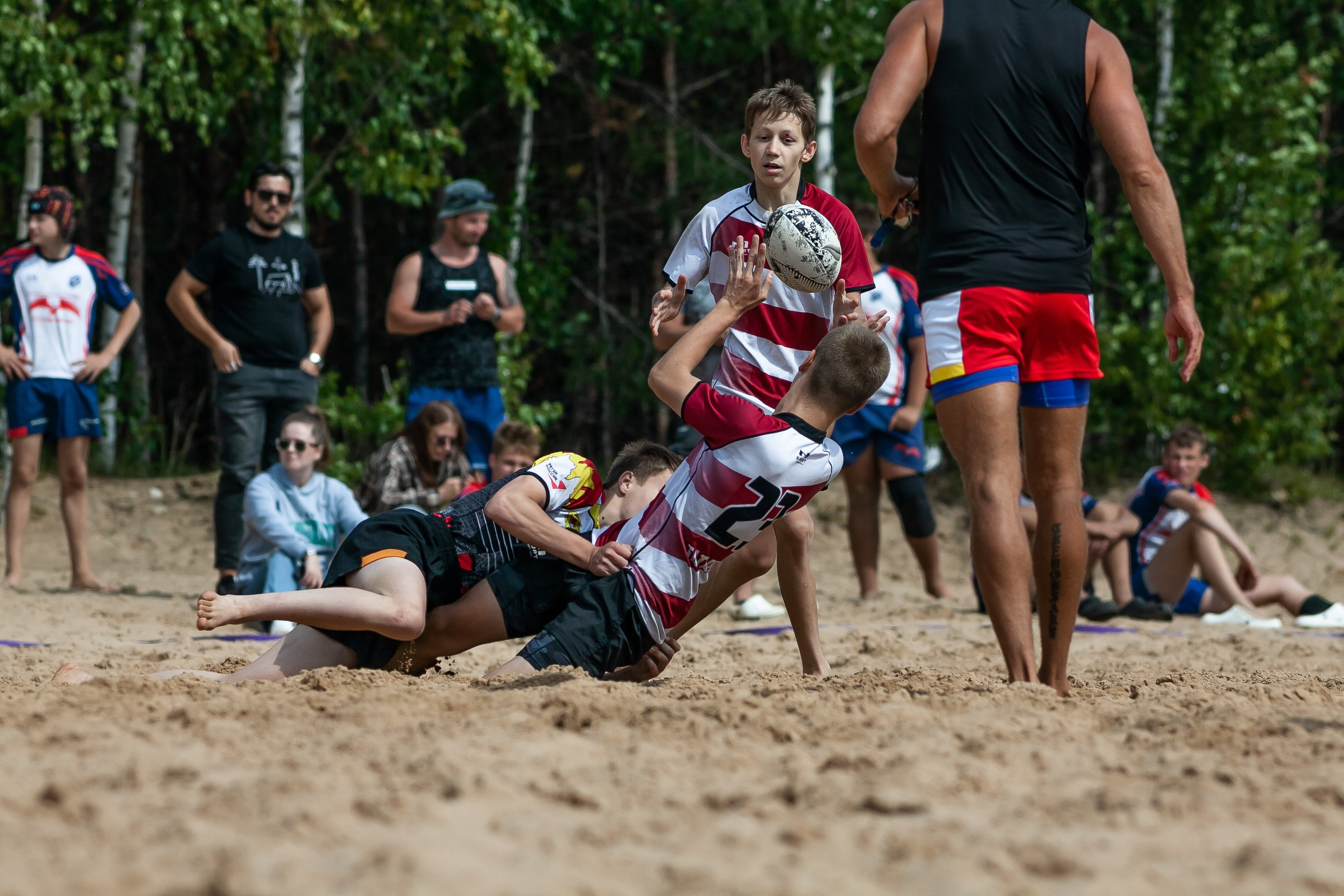 «Кубок «Молота» по пляжному Регби. Фотография
