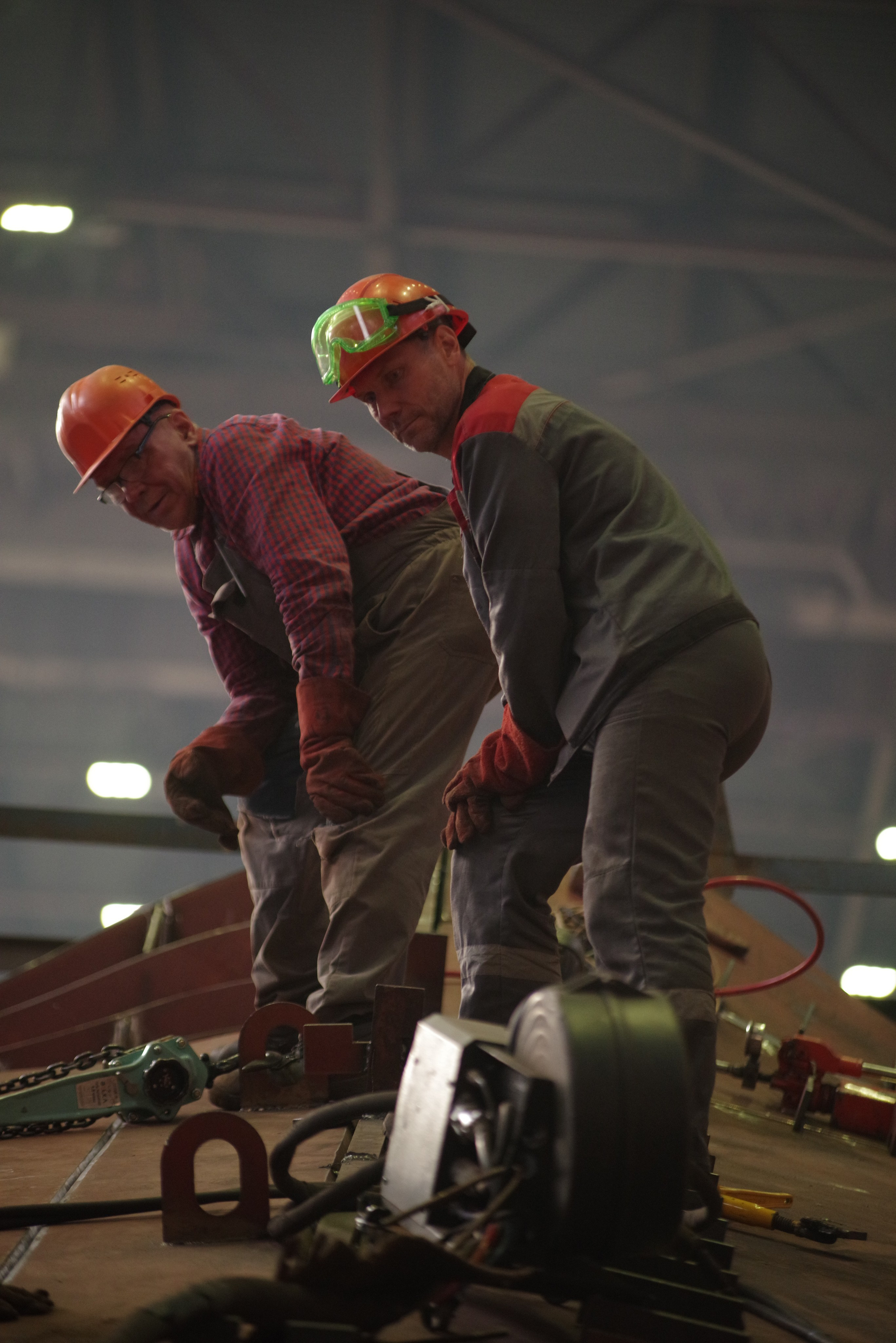 Онежский судостроительный завод. Портретный фотограф Денис Милютин