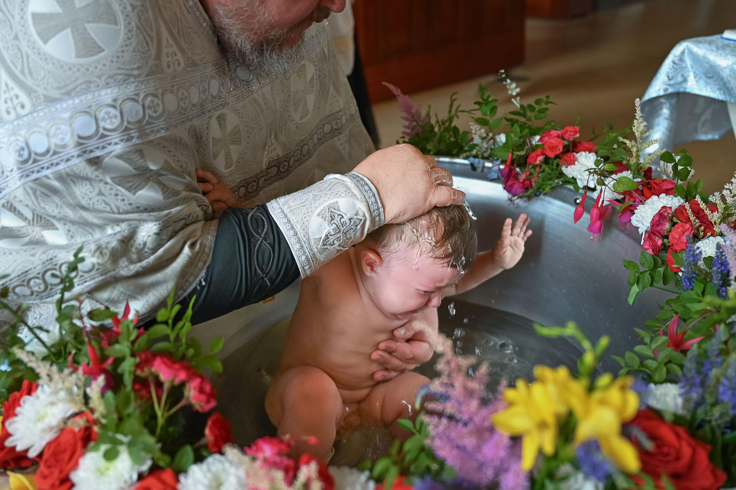 Крещение Владимира, Полины Вероники. Семейный фотограф в г. Воскресенск Наталия Молева