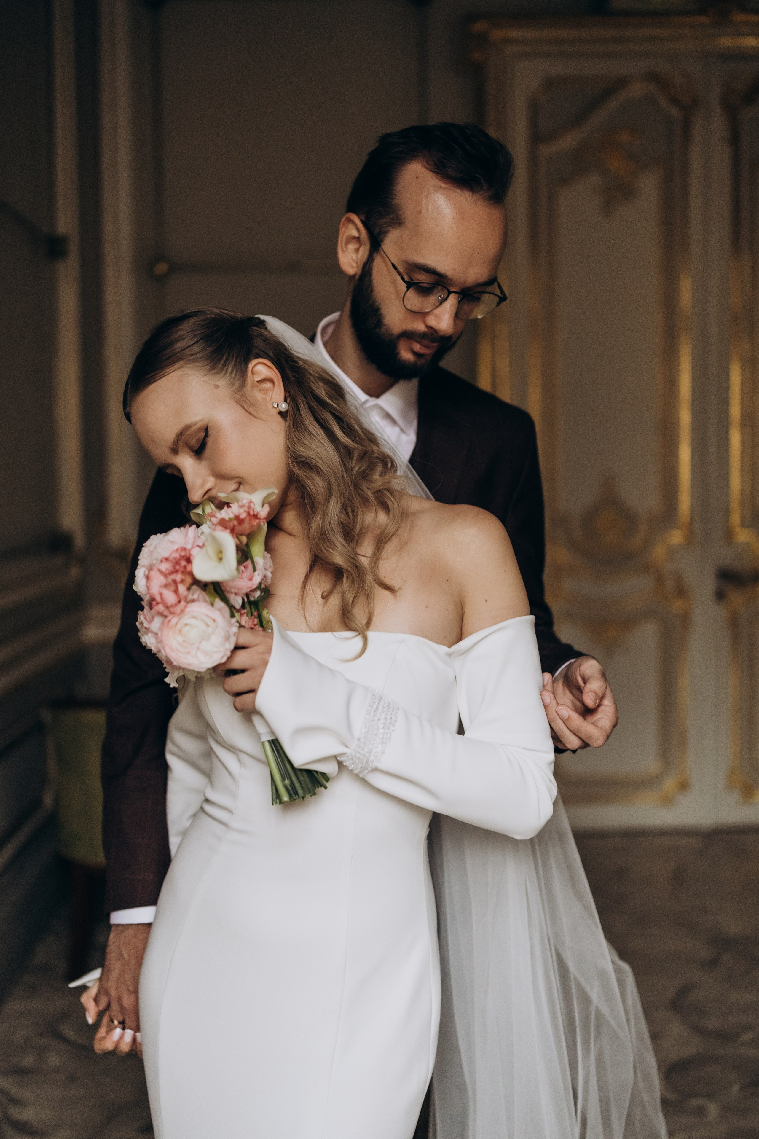 Юра и Полина | 2-й дворец и Половцова. Свадебный и love story фотограф в Санкт-Петербурге