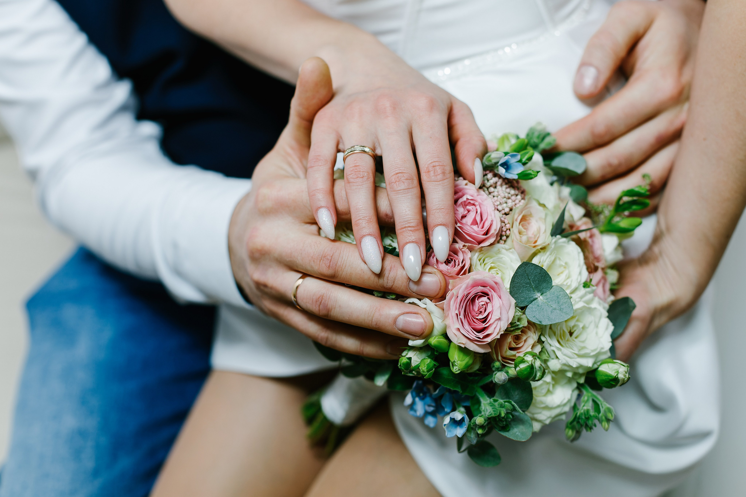 Примеры свадебных фотографий, позы для свадебной съёмки