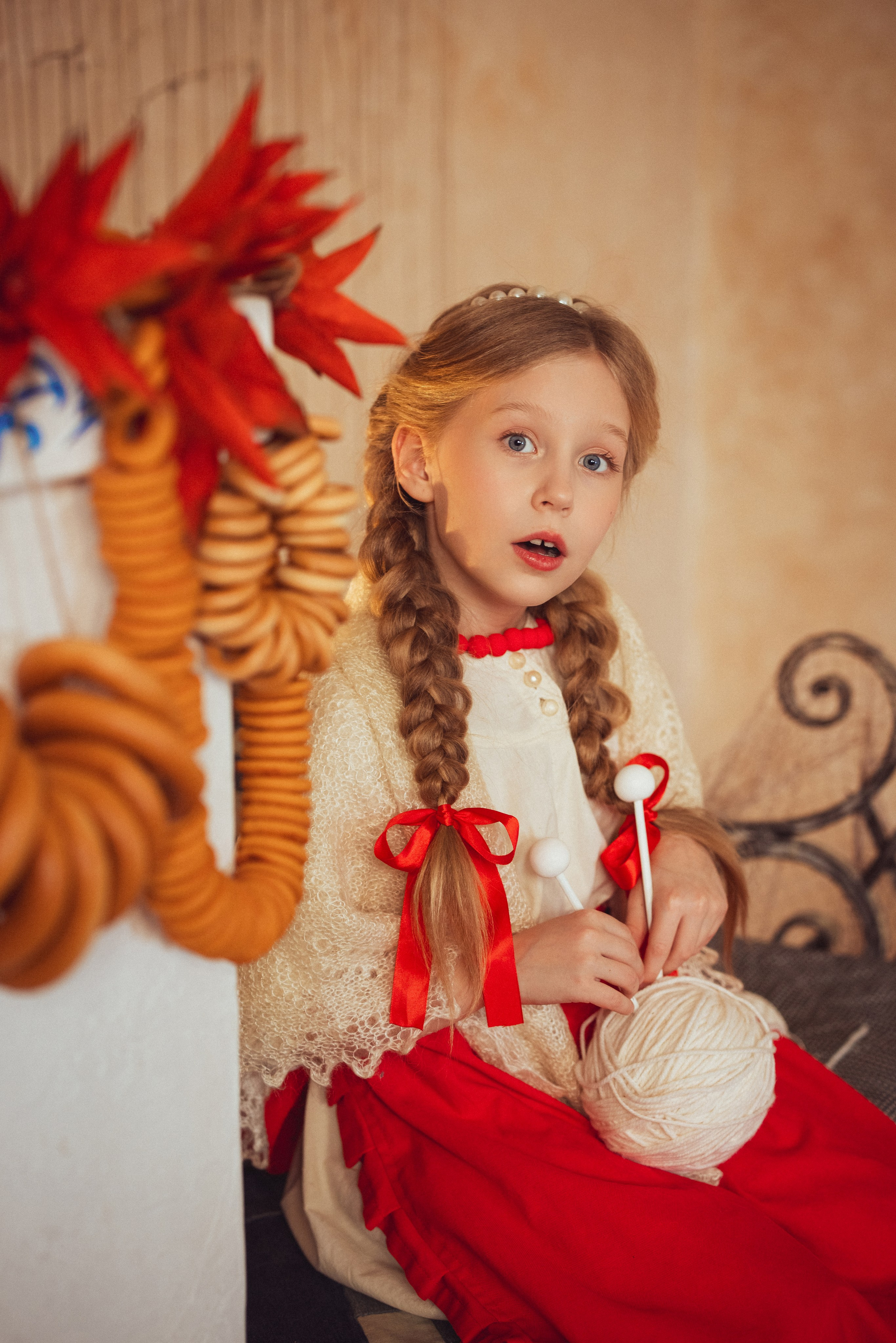 Фотосессия в русском стиле. Фотопроект"Масленица» в фотостудии Эль, город Краснодар. Семейный и детский фотограф в Краснодаре Анна Трашкова