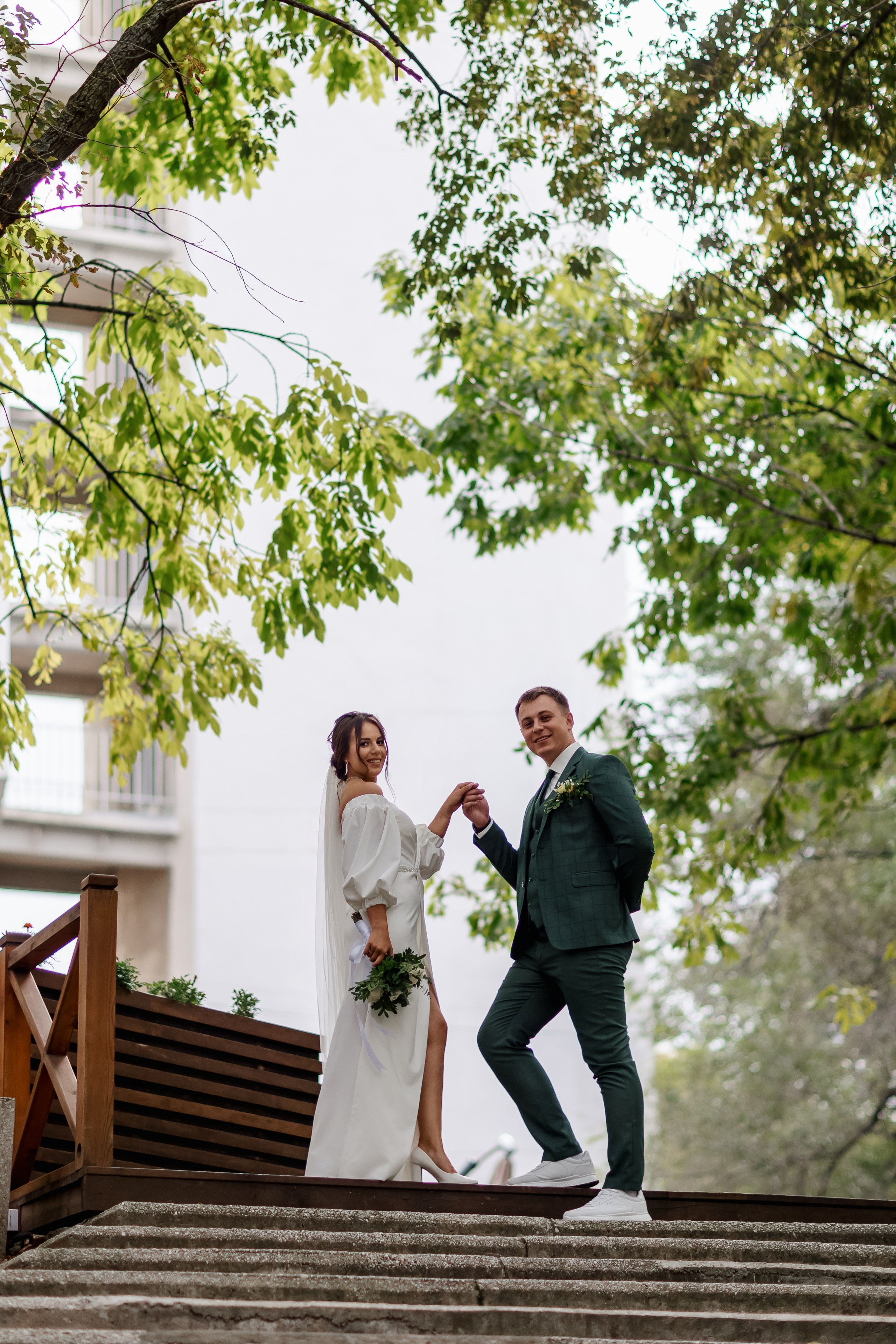 Олег и Юлия. Свадебная прогулка. Свадебный фотограф в Хабаровске