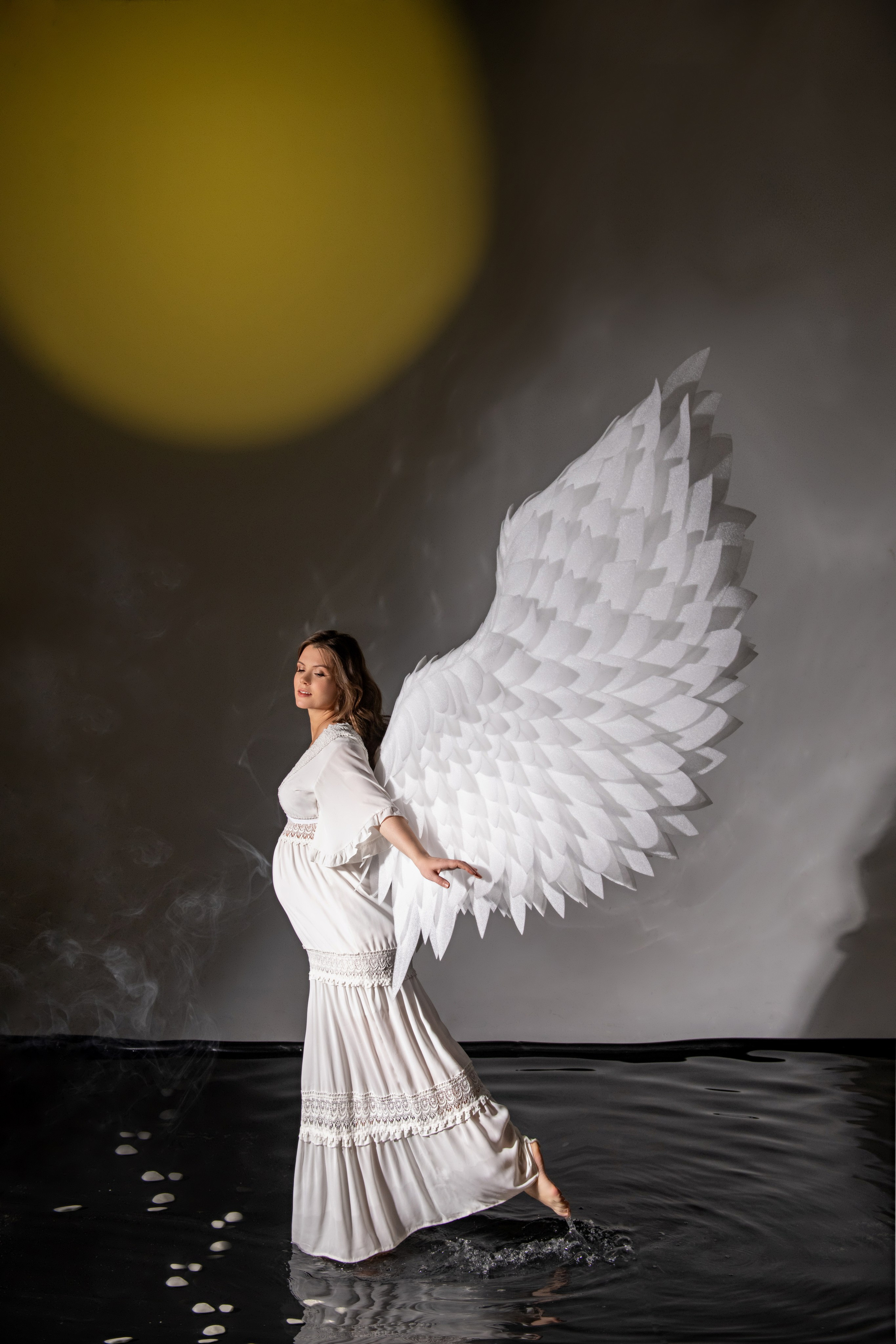 Креативная съемка для Оли. Фотосессия беременности — Крылова Натали — Москва