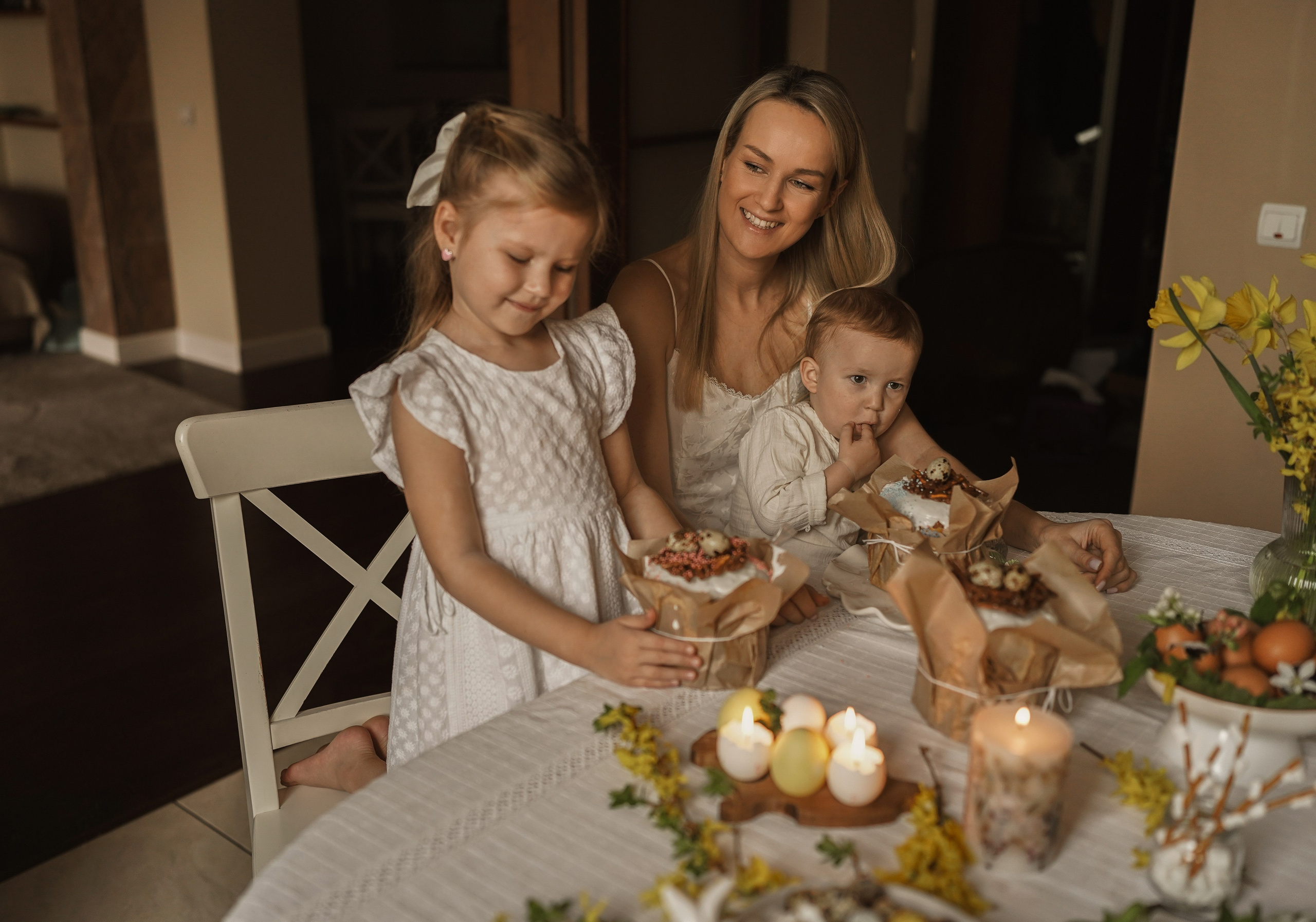 «Накануне Светлой Пасхи». Фотограф материнства Лена Олюнина Фотограф Калининград