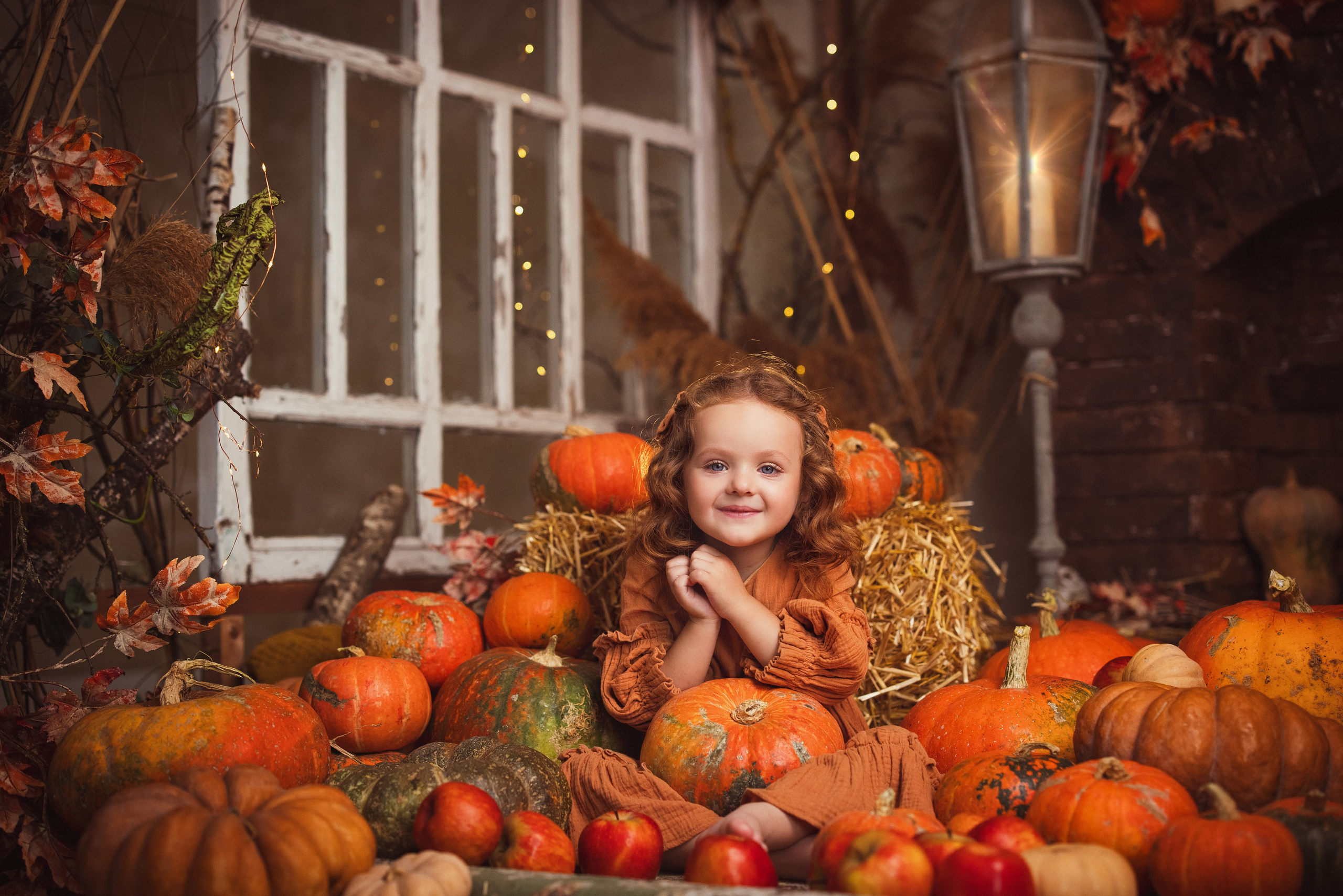 Детская осенняя фотосессия в фотостудии «Авторская». Семейный и детский фотограф в Краснодаре Анна Трашкова