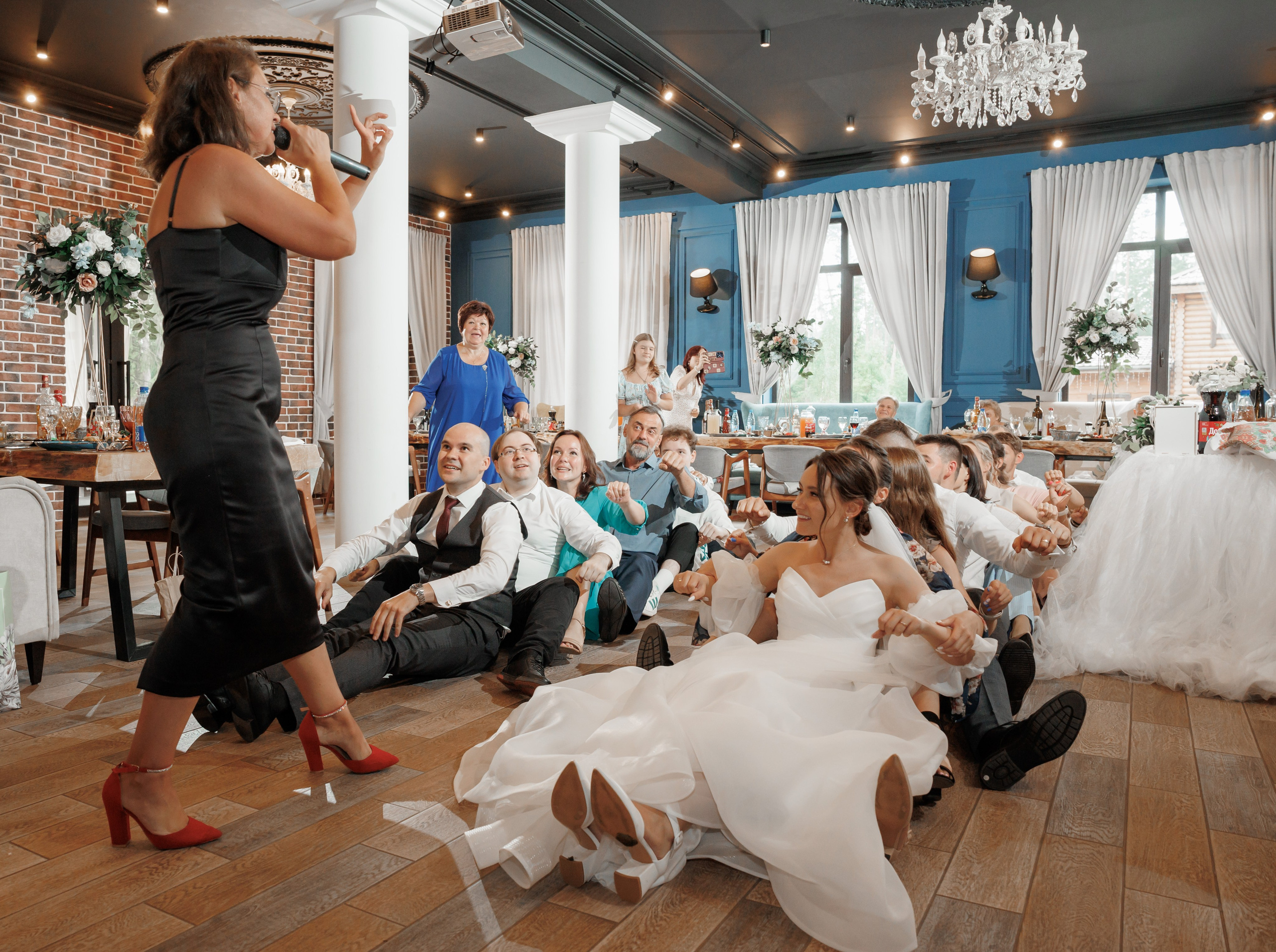 Полина и Дмитрий, загородный клуб «Барин», ЗАГС в г. Пушкино. Свадебный и репортажный фотограф (Москва, Королев и другие)