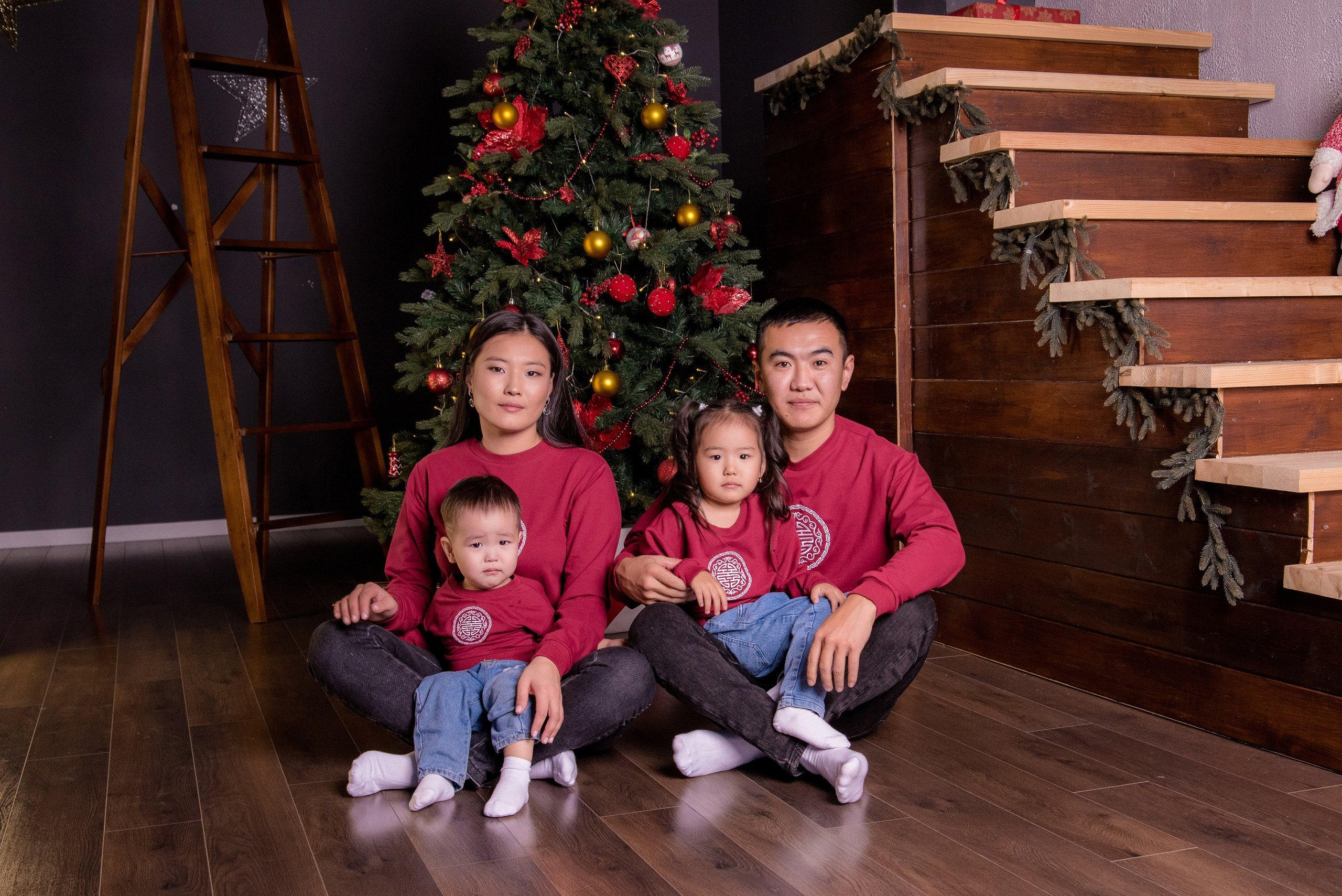 Комплекты Family look. Фотостудия Малина в городе Улан-Удэ. Фотограф Ирина Жарникова