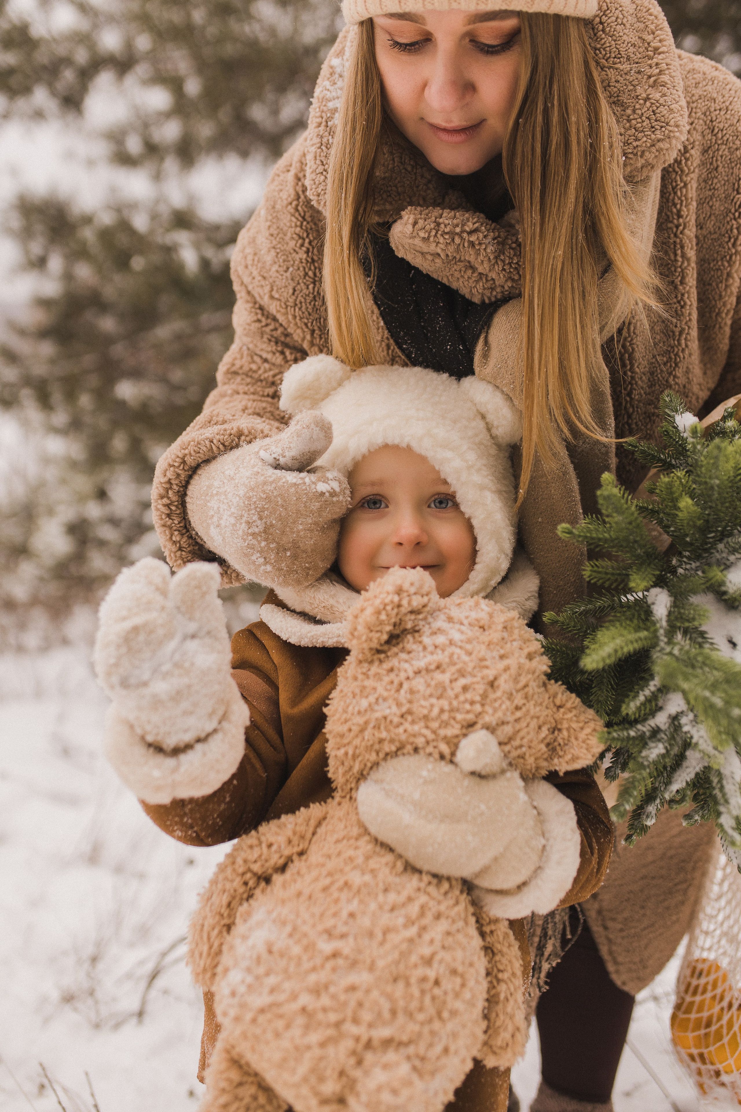 Зимние Даша и Кирюшка. Свадебный и семейный фотограф в Белгороде Евгения Курочкина