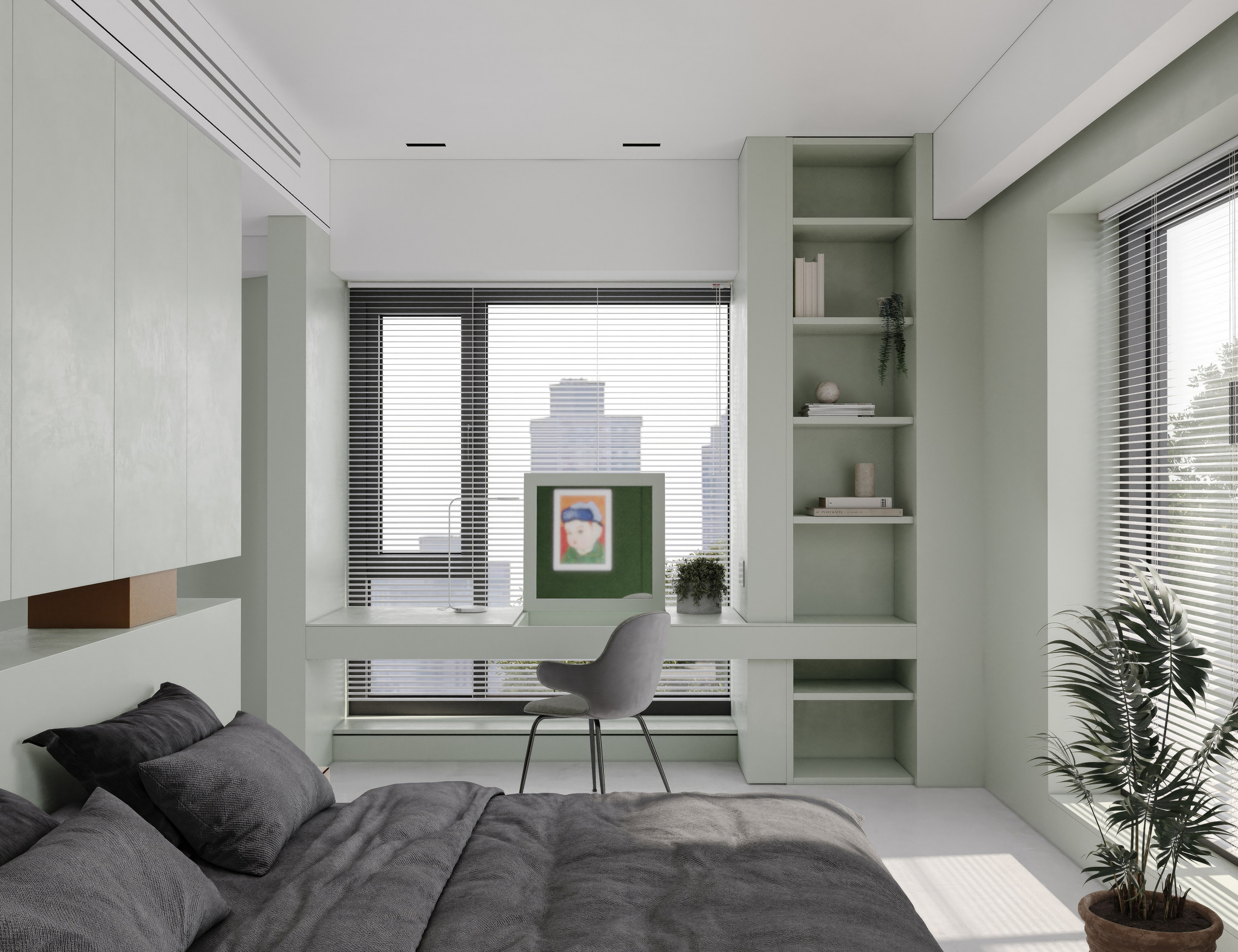 Квартира для WUYU Design. 3D визуализация интерьера и архитектурной среды