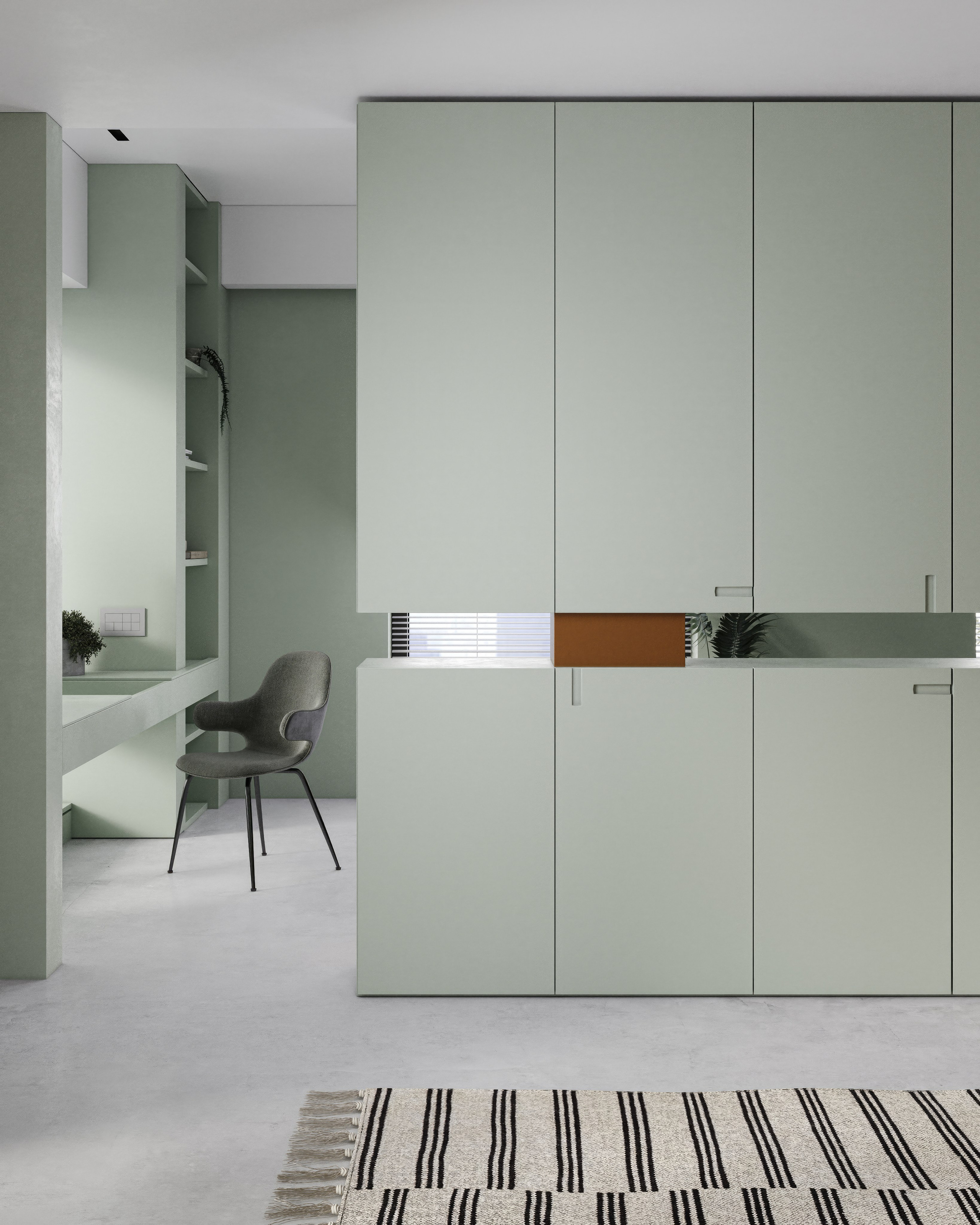 Квартира для WUYU Design. 3D визуализация интерьера и архитектурной среды