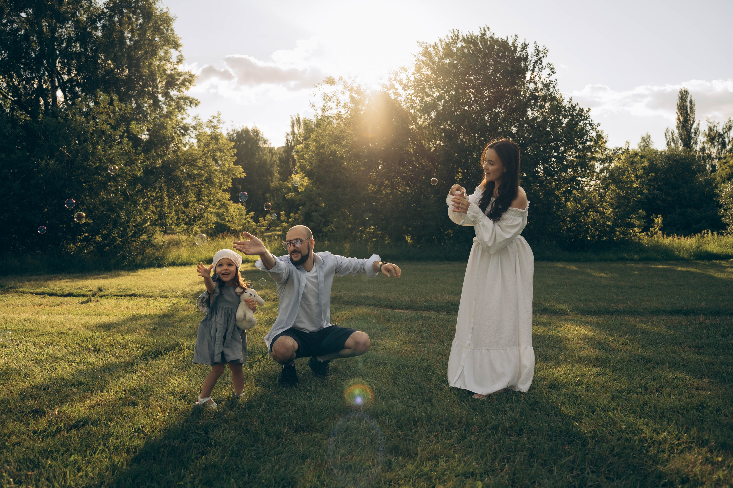 Анастасия, Михаил и малышка Ариана