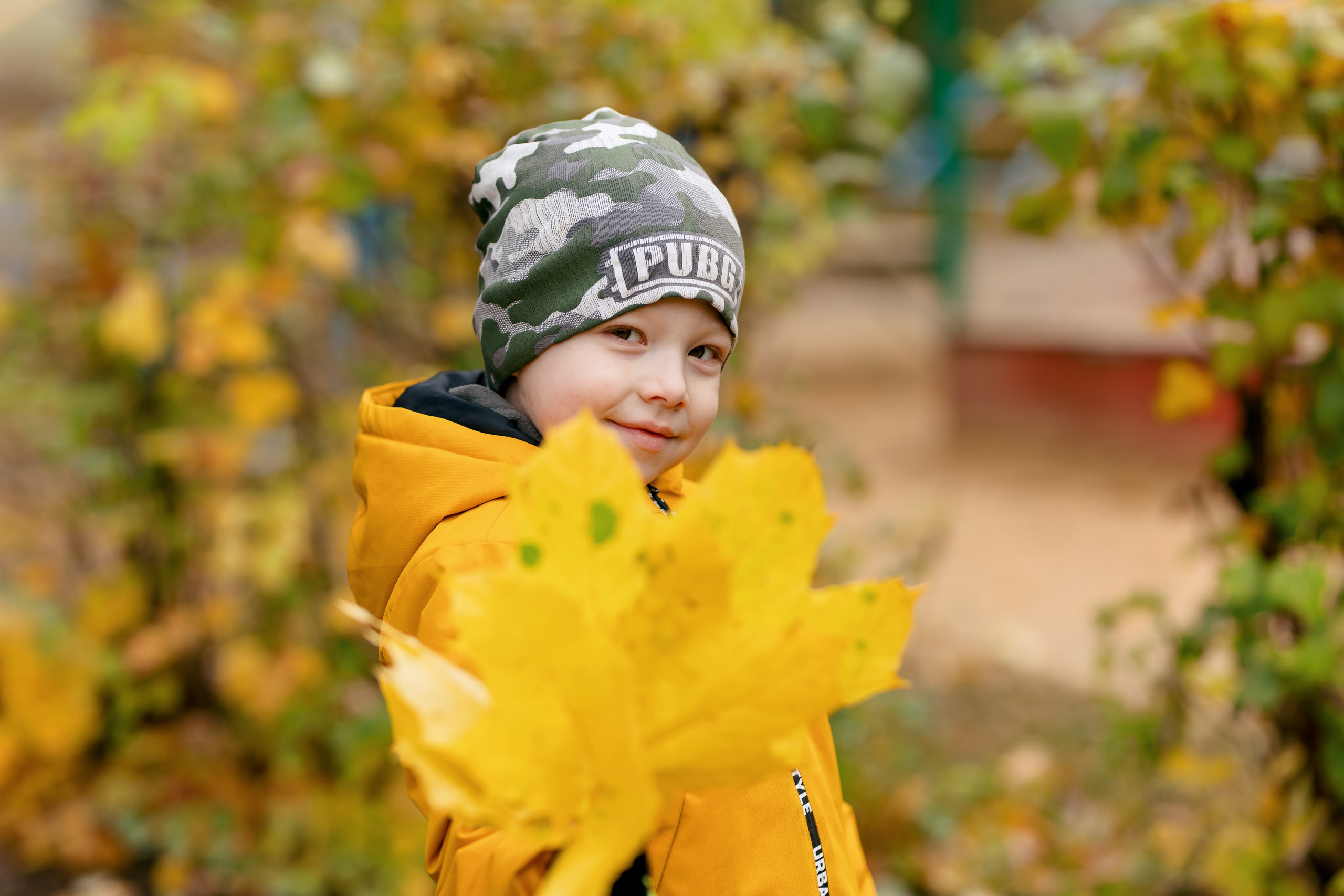 Осень в садике. Свадебный и семейный фотограф в Туле и области Маша Костина