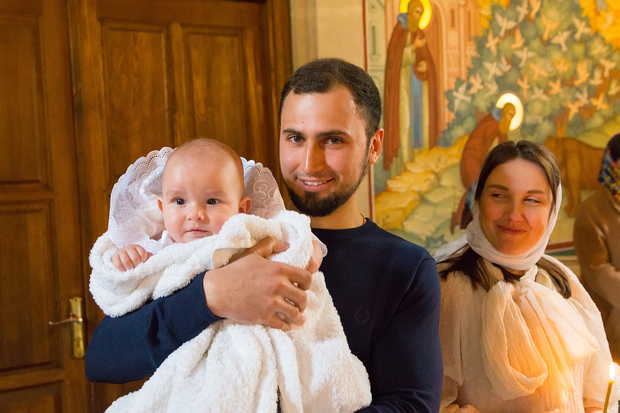 Таинство Крещения. Семейный и детский фотограф в Москве Екатерина Лебедева