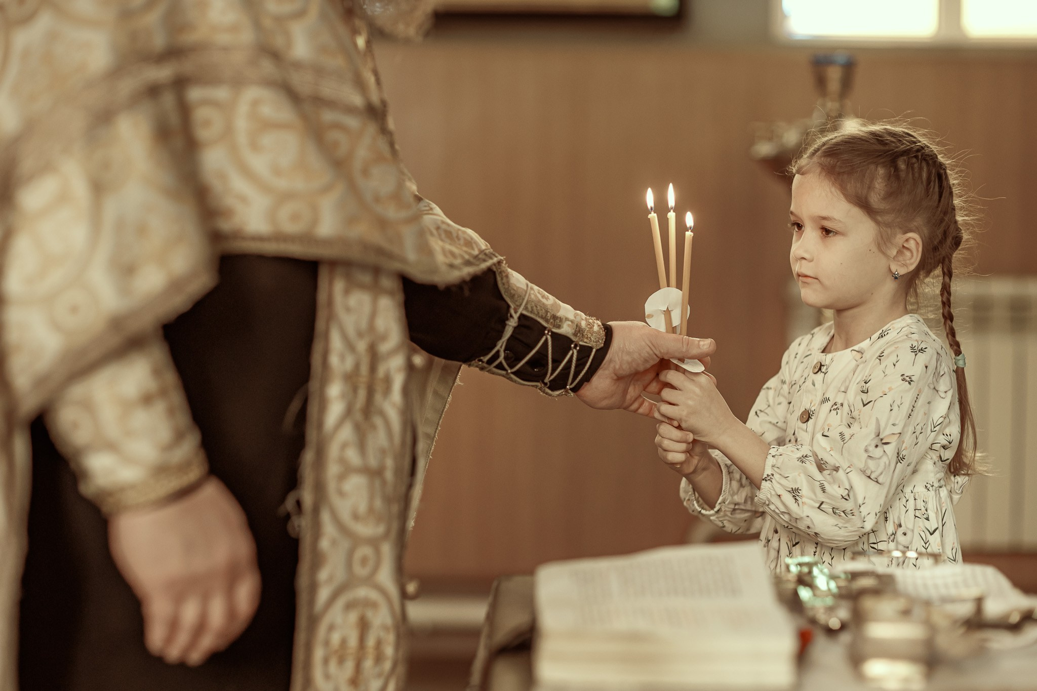 Таинство Крещения Алевтины. 23.03. Детский семейный фотограф в Абинске