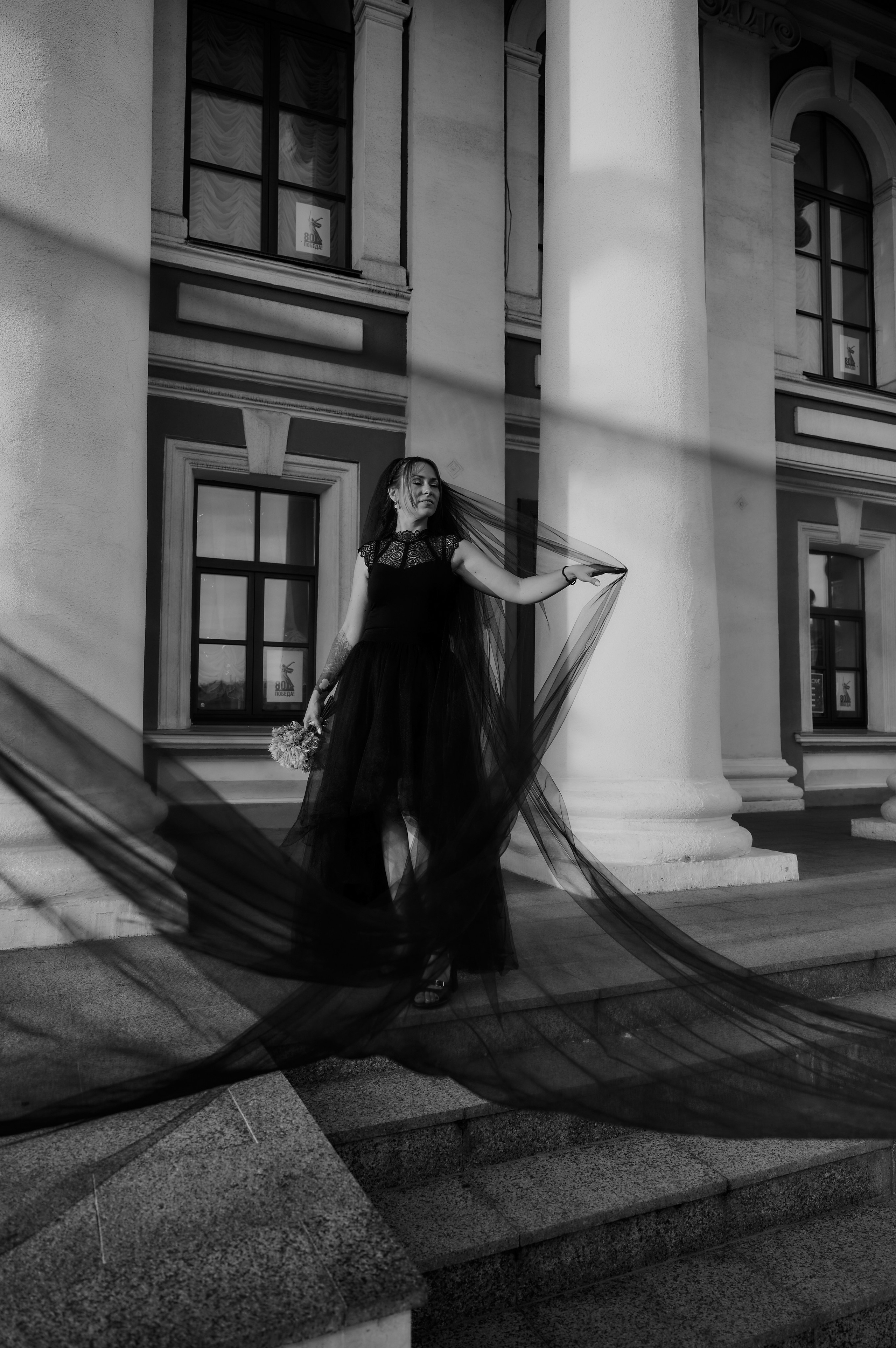 Свадебная фотосессия в Туле в черном. Свадебный фотограф в Туле Никита Беляев