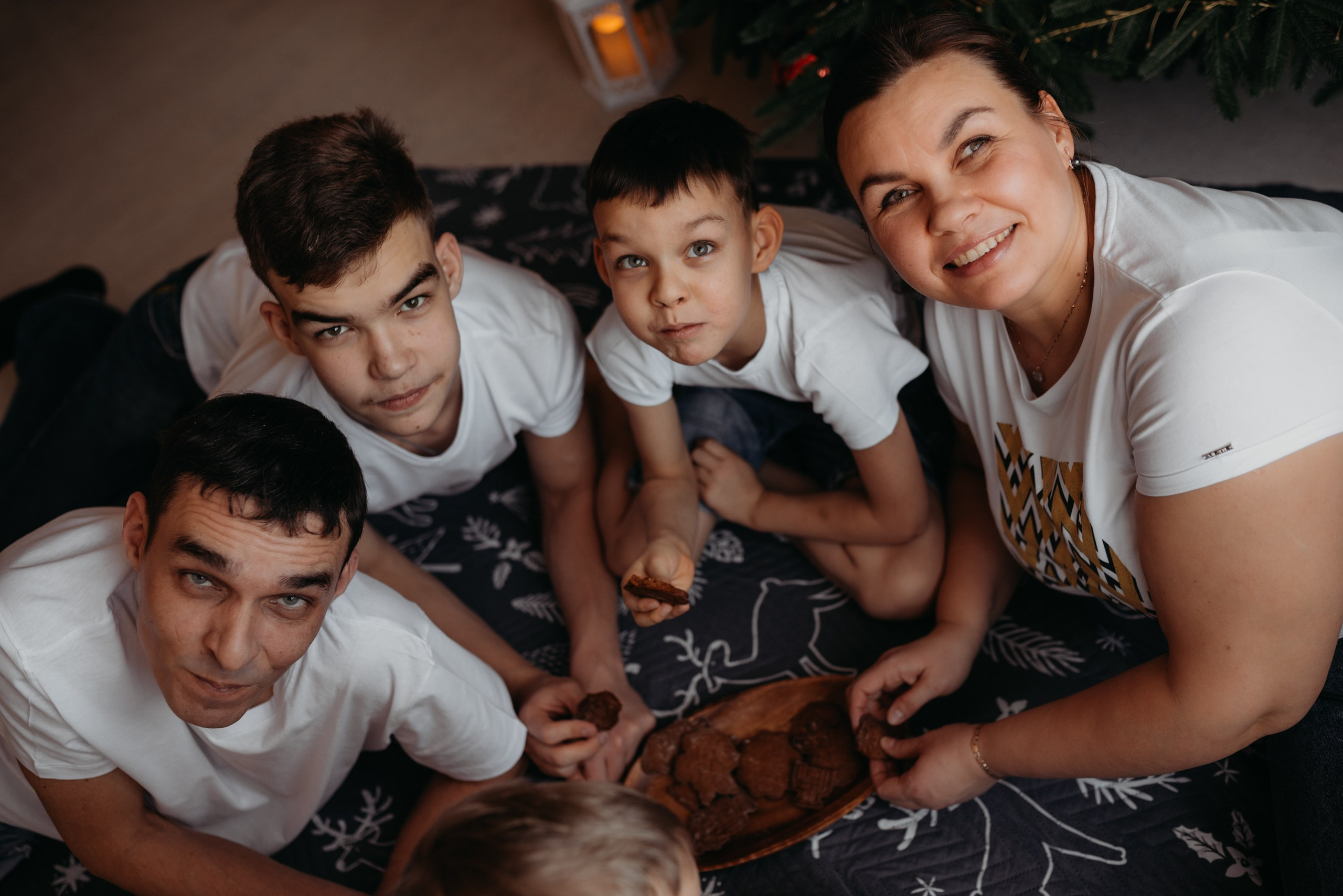 Юлия, Алексей, Тихон, Трофим и Потап. Семейный и детский фотограф в Новосибирске и Краснообске — Анна Ким