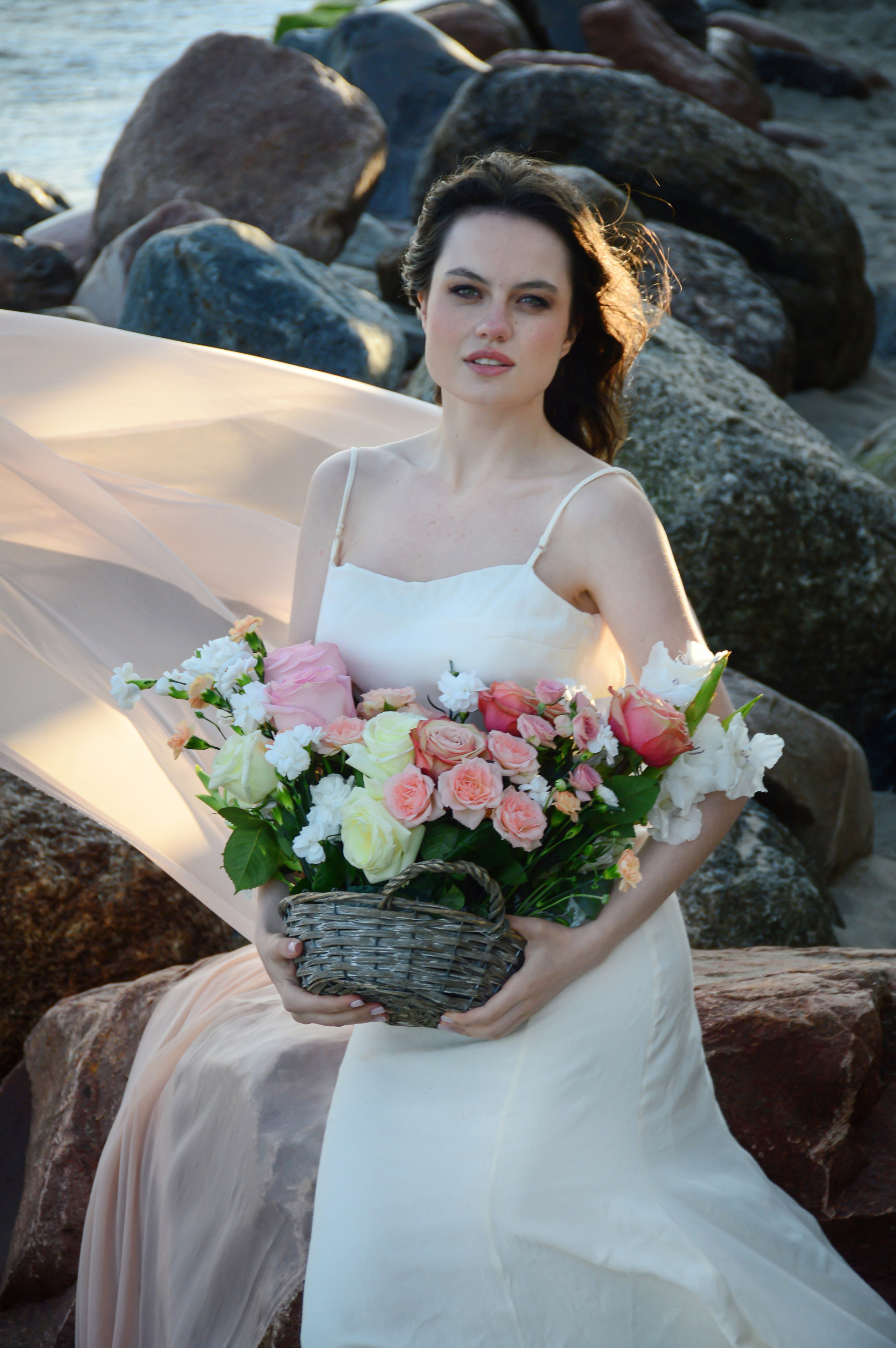 Индивидуальная съемка на берегу моря. Фотограф Зеленоградск