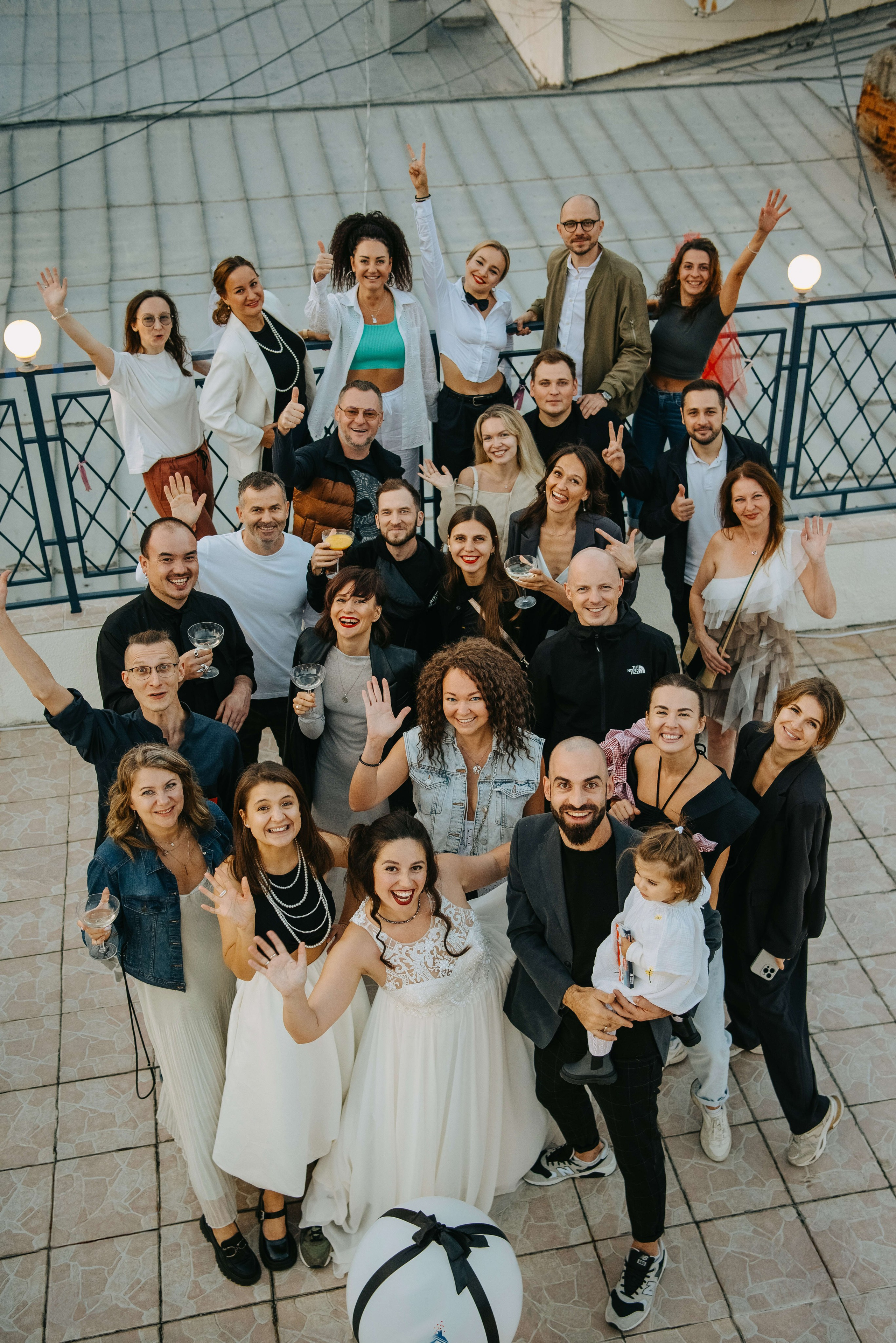 Вечеринка на крыше. Портретный и свадебный фотограф в Тбилиси • xeniqo