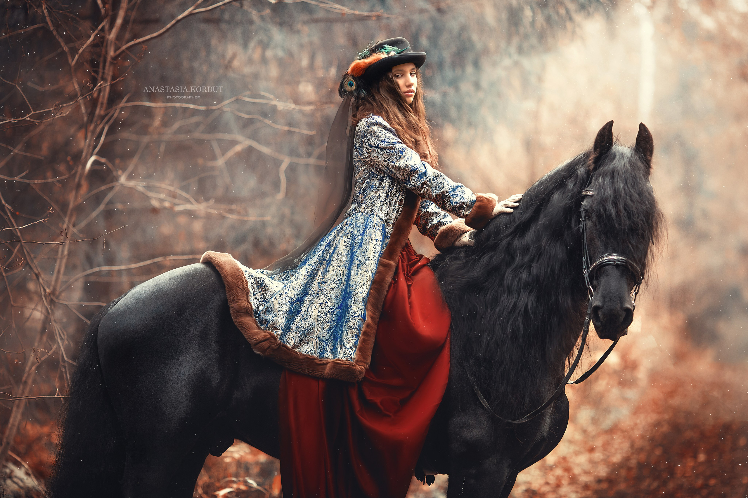 Фотосессия с лошадью. Арт фотограф в Минске Анастасия Корбут